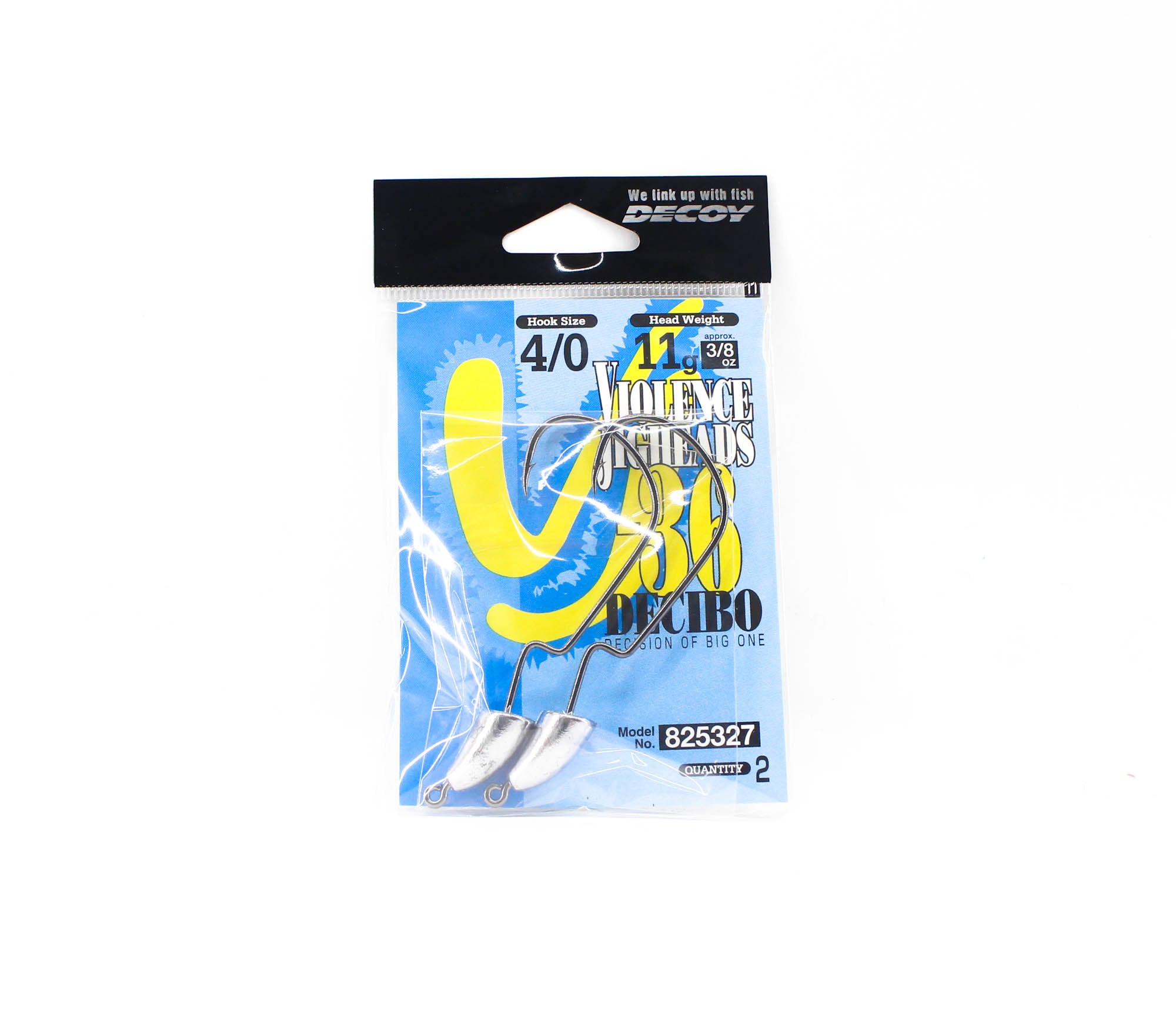 Decoy VJ-36 Jig Head Decibo Worm Hook Jig Head Size 4/0 , 3/8 oz (5327)