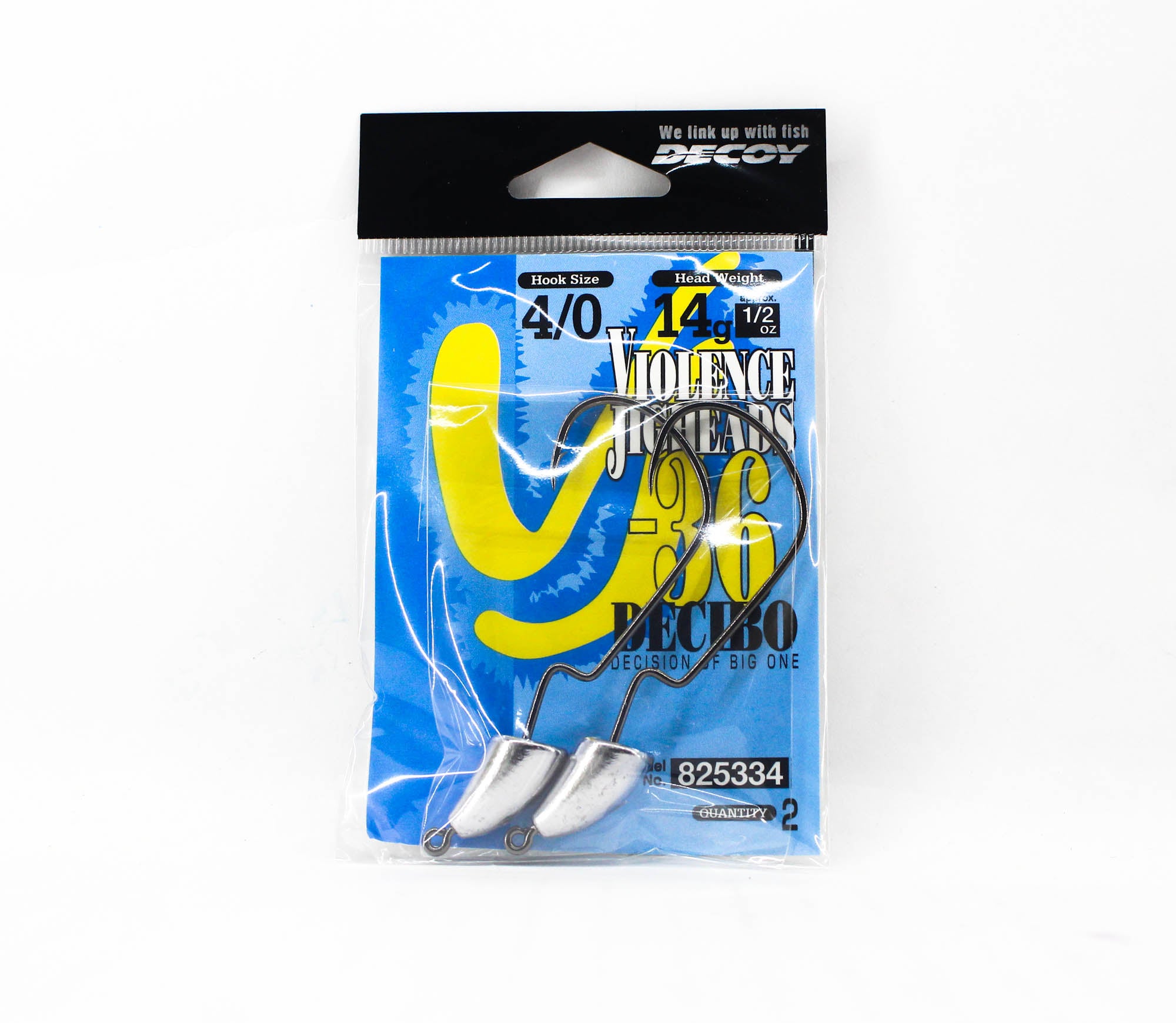 Decoy VJ-36 Jig Head Decibo Worm Hook Jig Head Size 4/0 , 1/2 oz (5334)