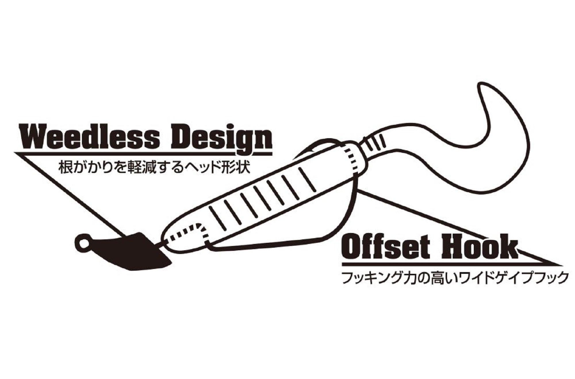 Decoy VJ-36 Jig Head Decibo Worm Hook Jig Head Size 1/0 , 3/16 oz (5358)