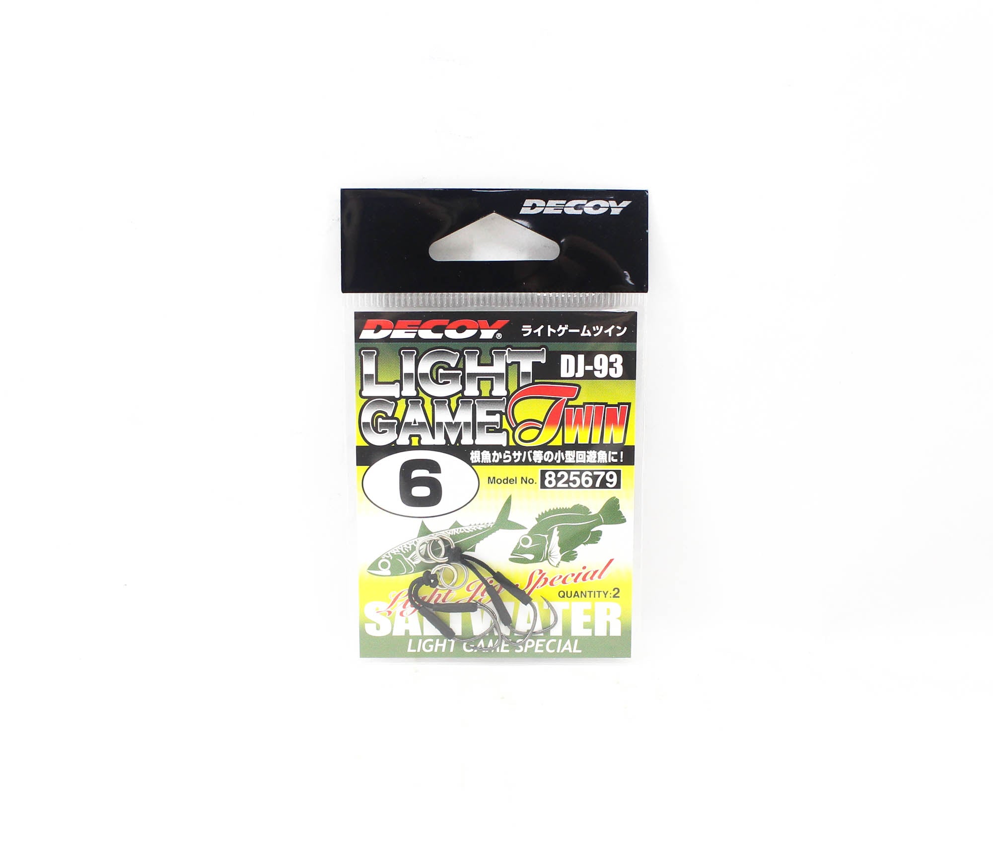 Decoy DJ-93 Light Game Twin Assist Hooks Size 6 (5679)