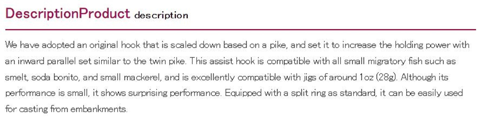 Decoy DJ-93 Light Game Twin Assist Hooks Size 2 (5693)