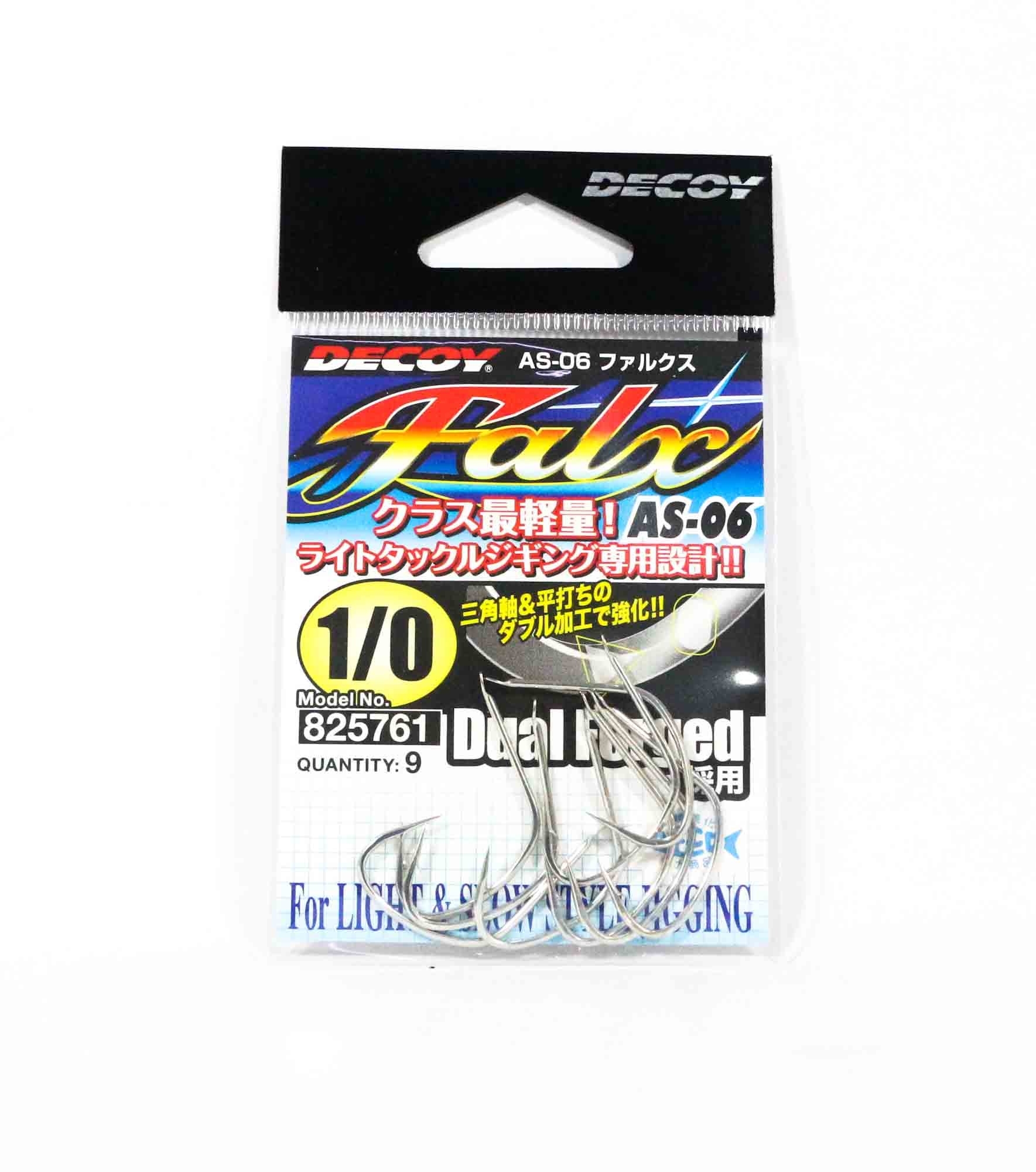 Decoy AS-06 Jigging Single Falx Dual Forged Size 1/0 (5761)