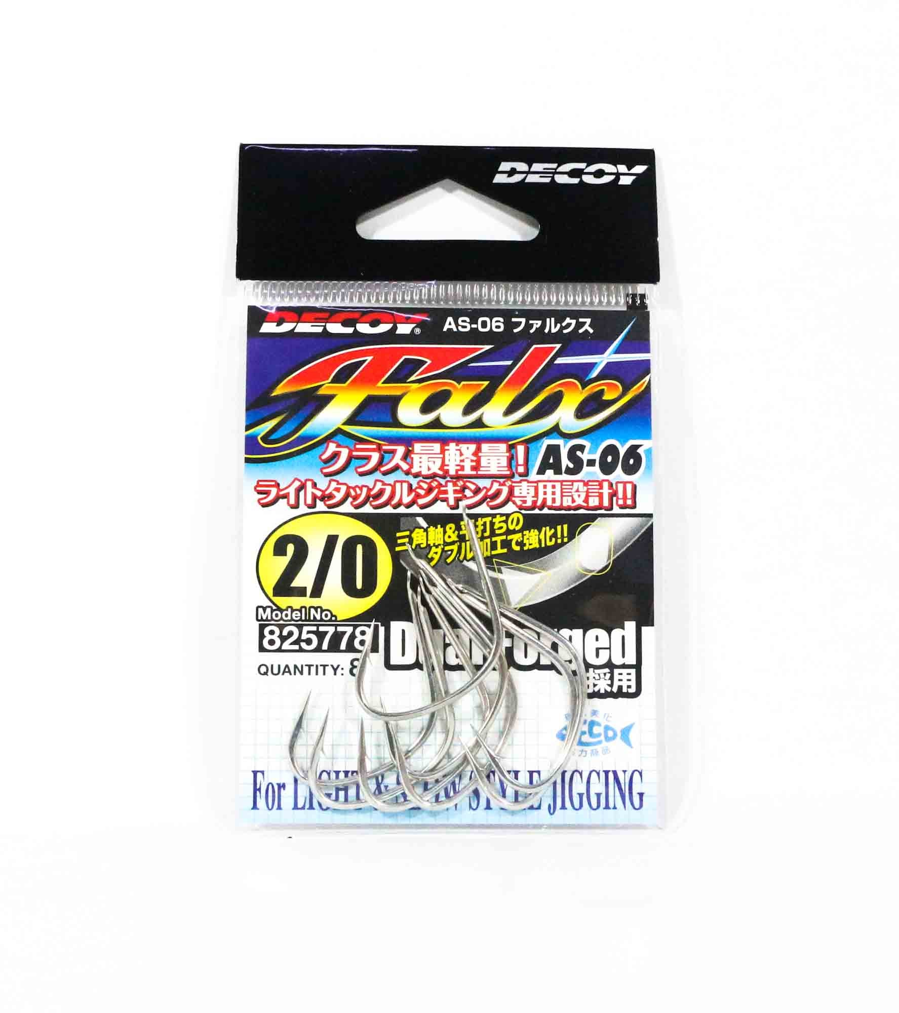 Decoy AS-06 Jigging Single Falx Dual Forged Size 2/0 (5778)