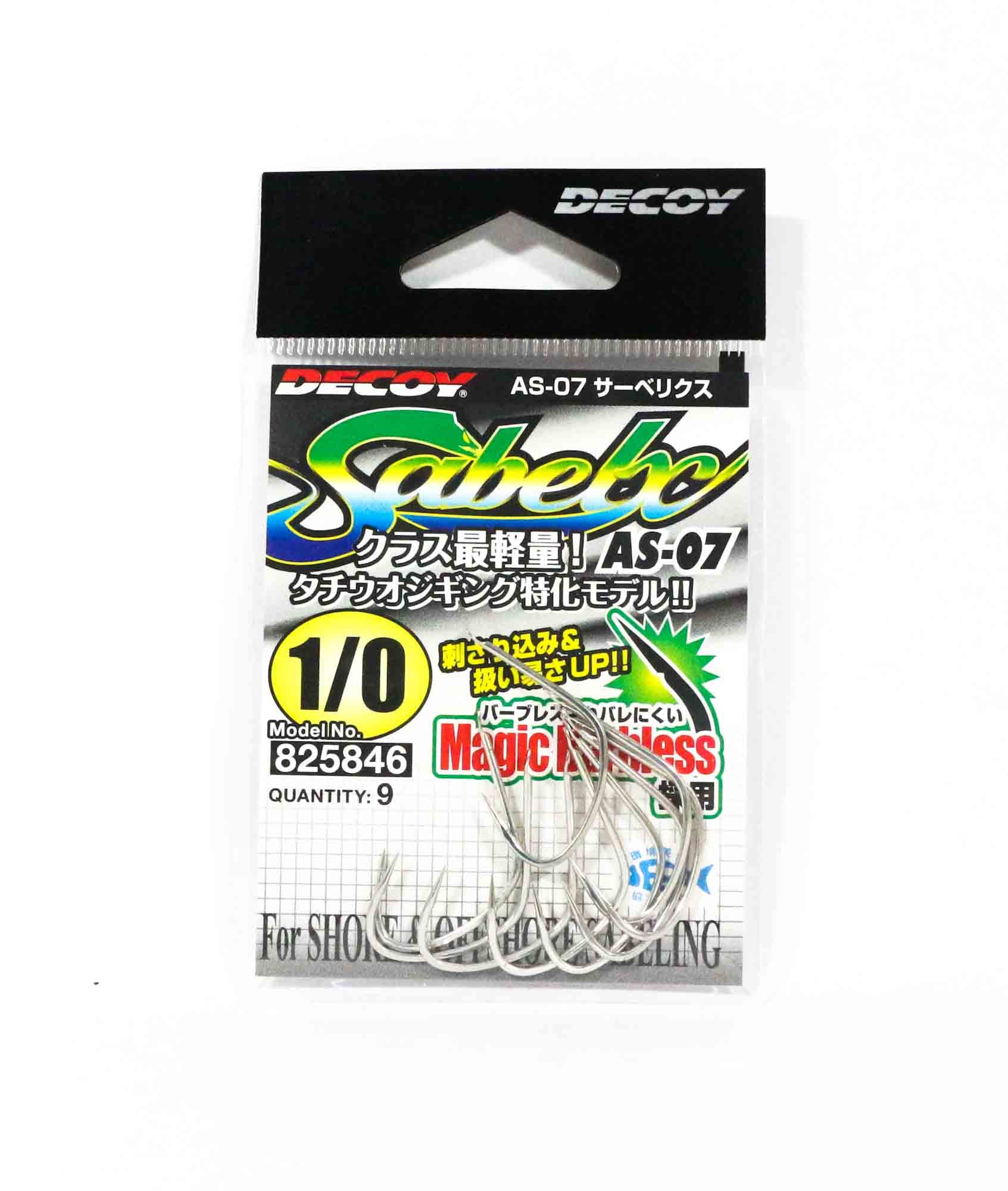 Decoy AS-07 Jigging Single Sabelx Size 1/0 (5846)