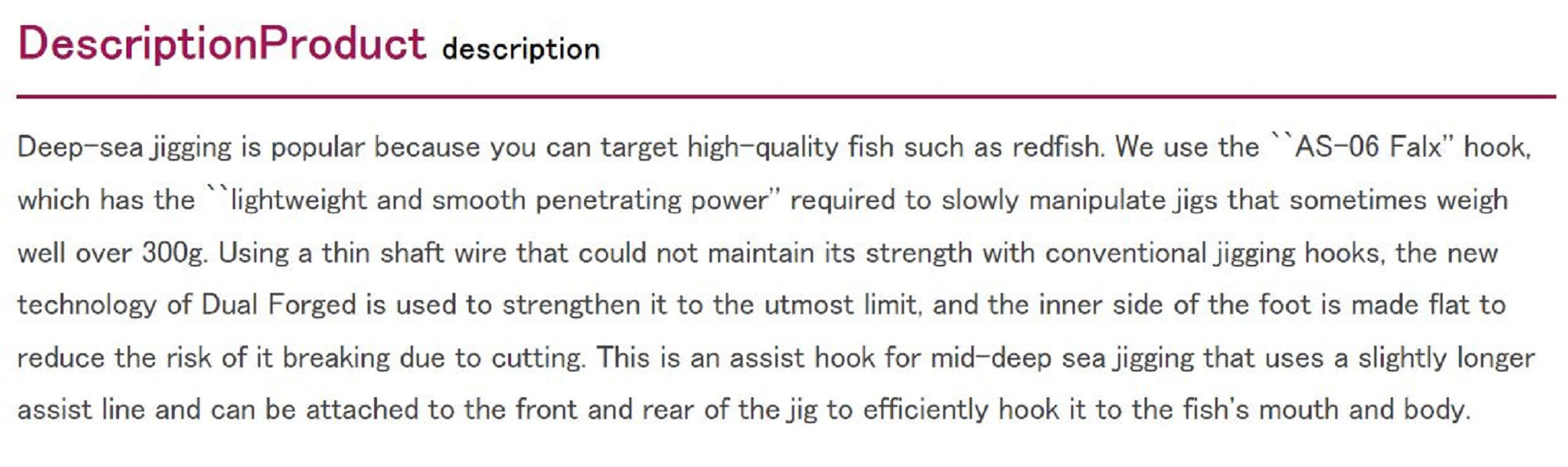 Decoy DJ-66 Twin Falx Assist Hooks Size 1 (6461)