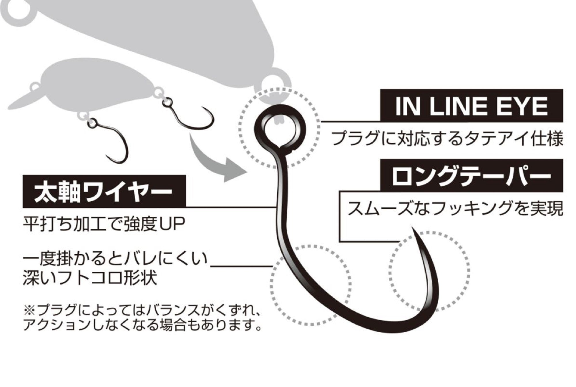 Decoy AH-10 Jove Area Plugging Single Lure Hooks Size 8 (7543)