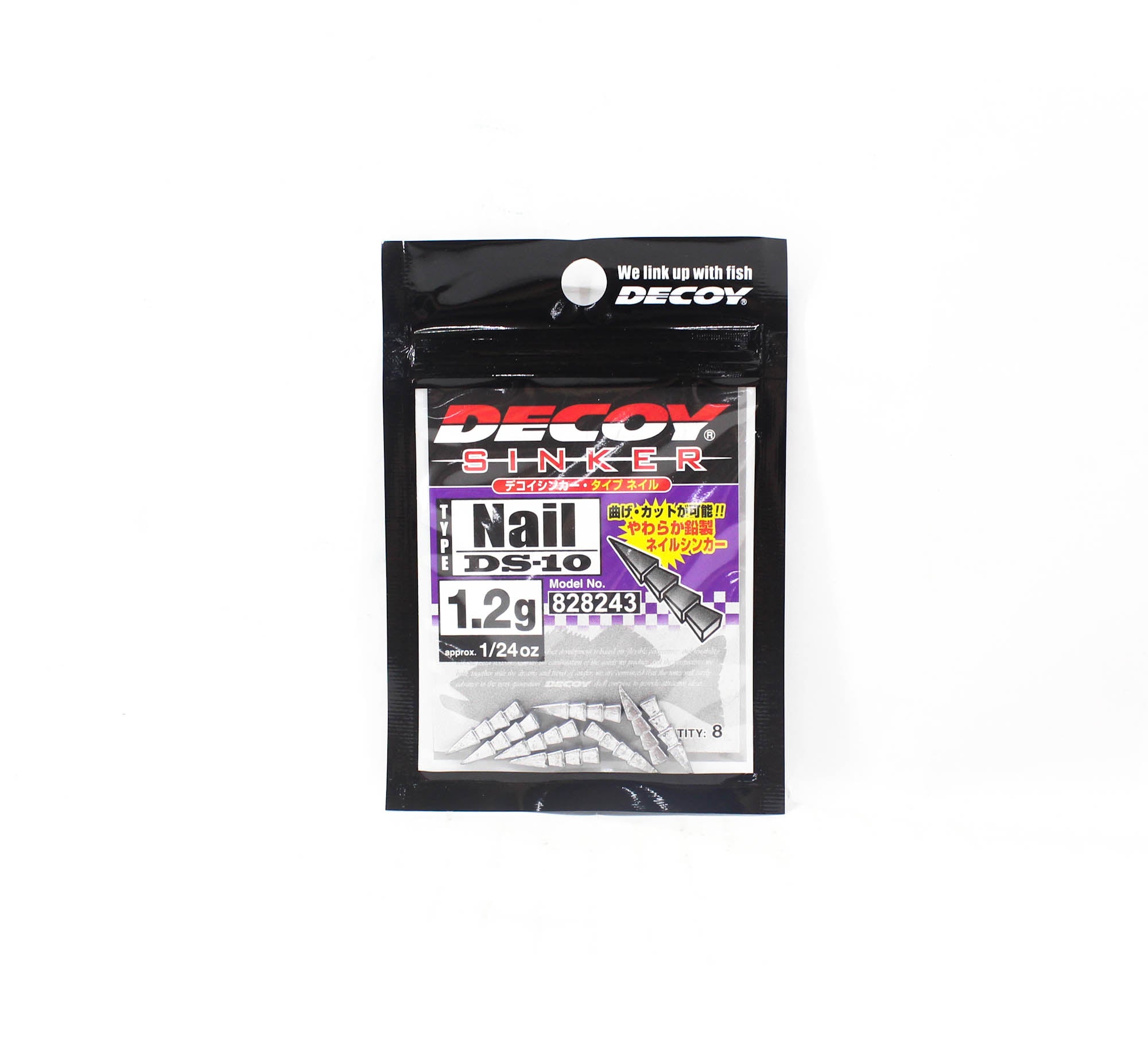 Decoy DS-10 Sinker Type Nail Size 1.2 grams (8243)