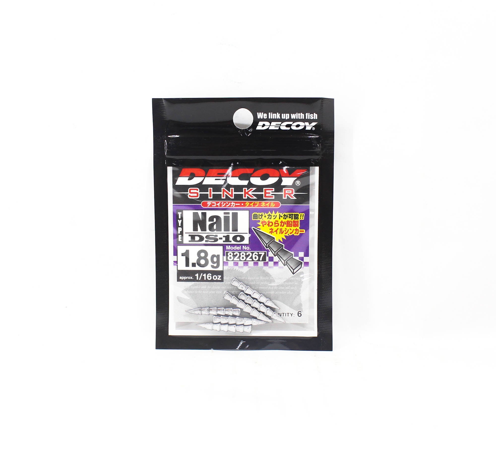 Decoy DS-10 Sinker Type Nail Size 1.8 grams (8267)