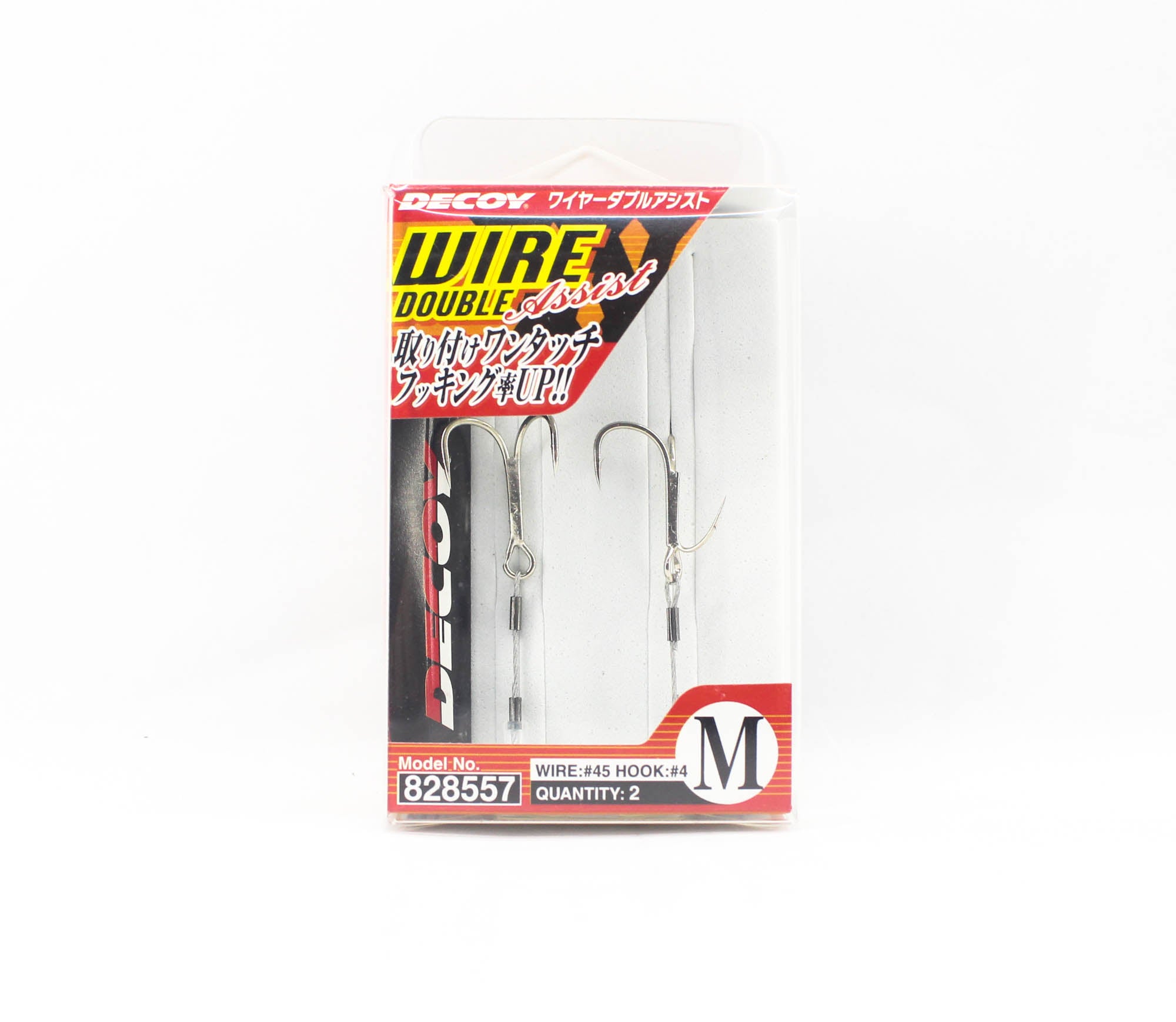 Decoy WA-51 Wire Double Assist for Soft Lure Size M (8557)