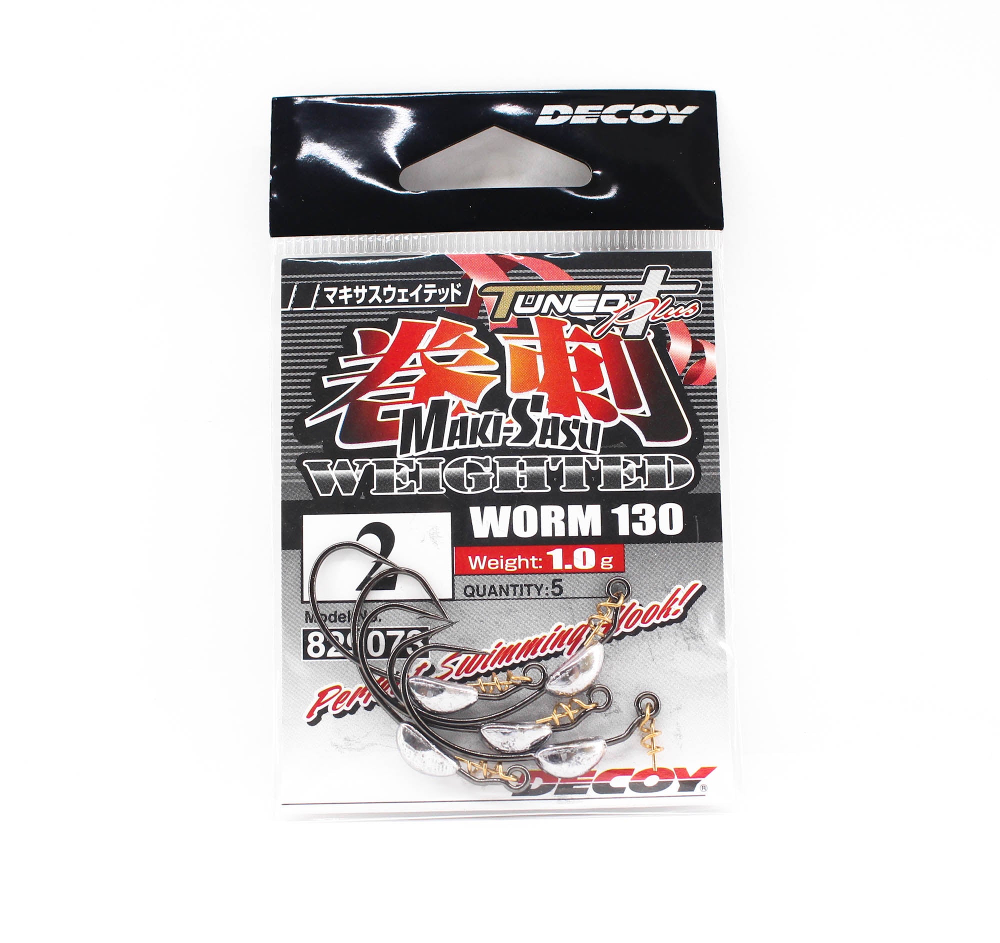 Decoy Worm 130 Maki Sasu Weighted Hook 1 gram Size 2 (9073)