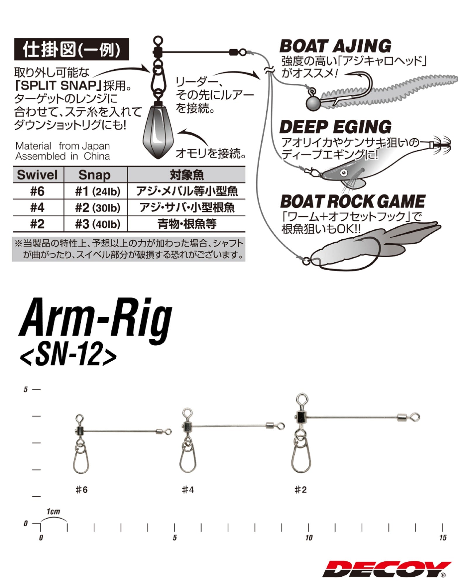 Decoy SN-12 Arm Rig Size 4 (9639)