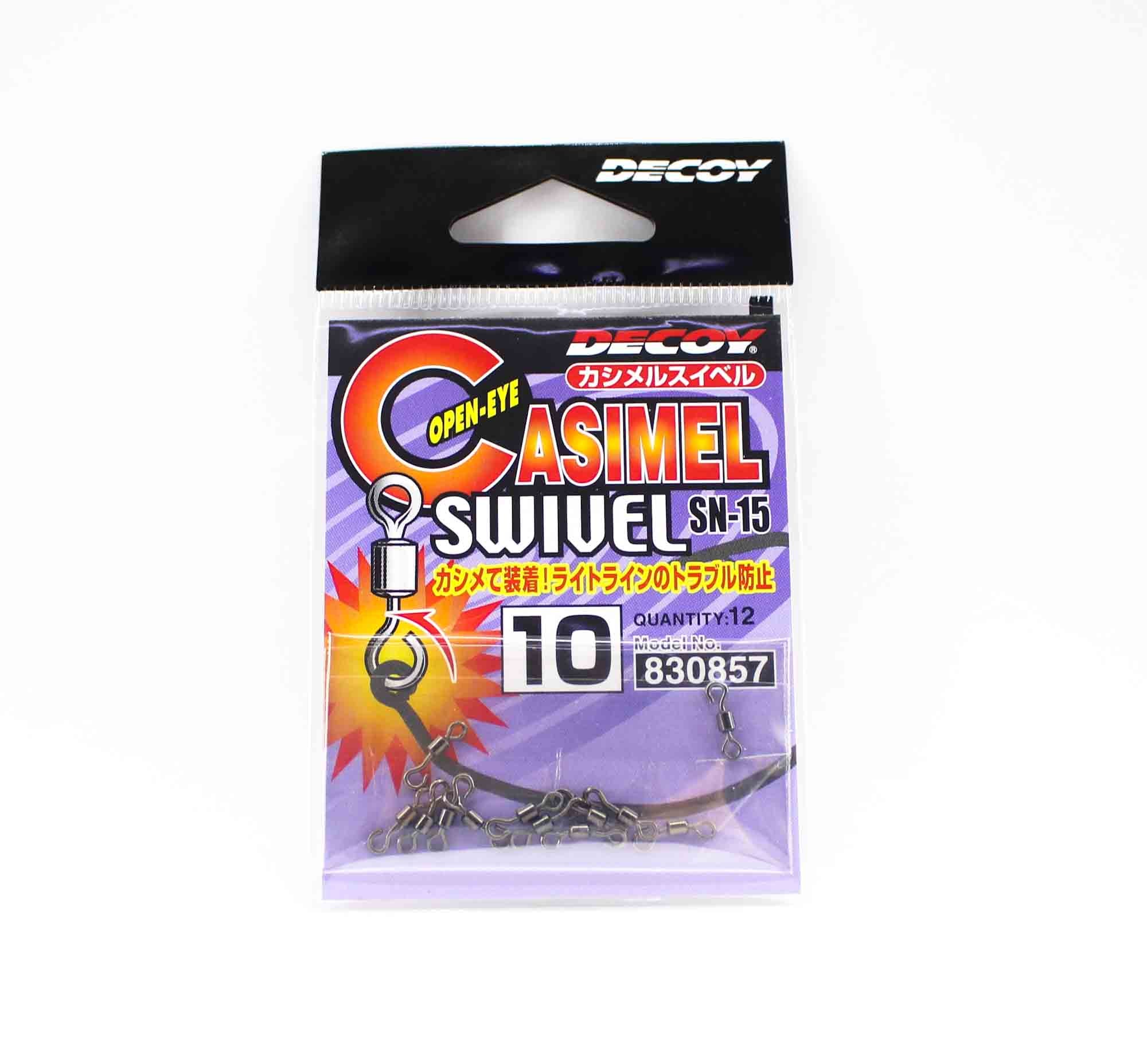 Decoy SN-15 Asimel Swivel Open Eye Size 10 (0857)