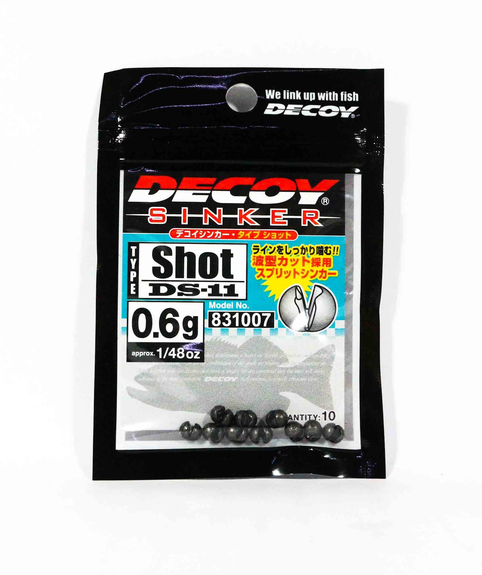 Decoy DS-11 Sinker Shot Size 0.6 grams (1007)