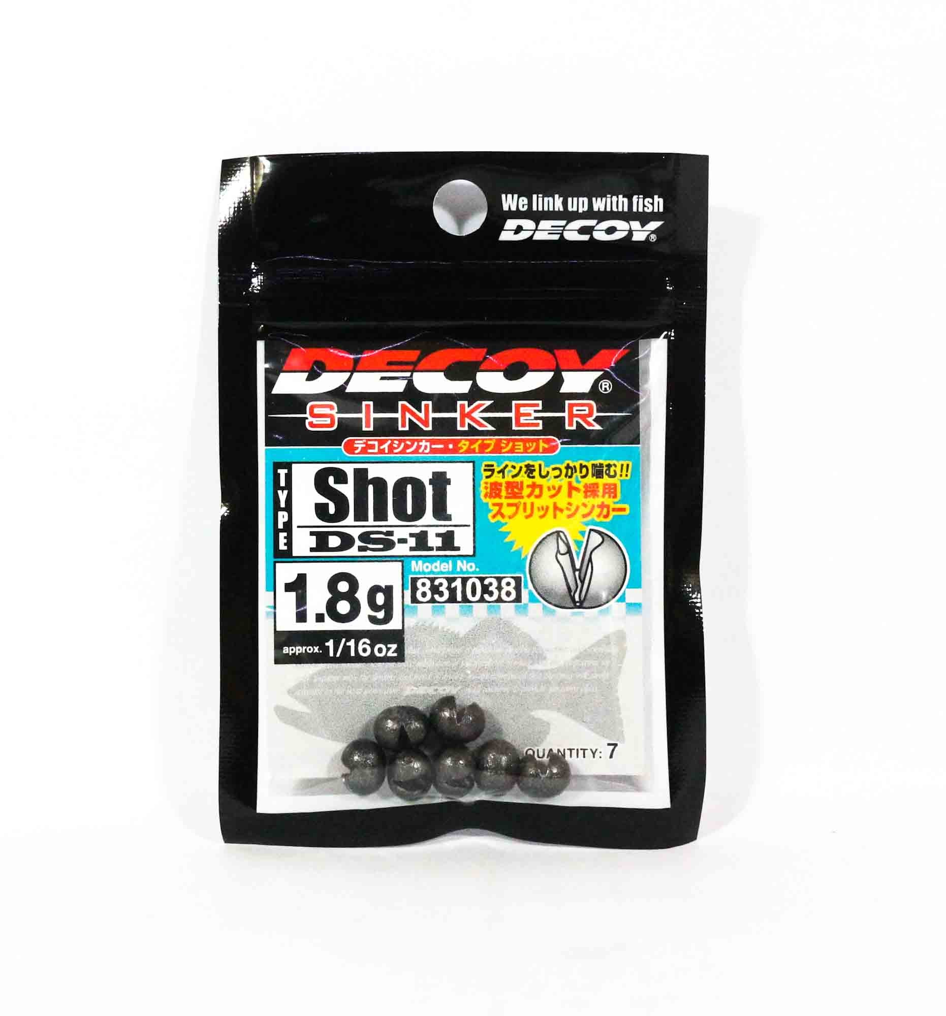 Decoy DS-11 Sinker Shot Size 1.8 grams (1038)