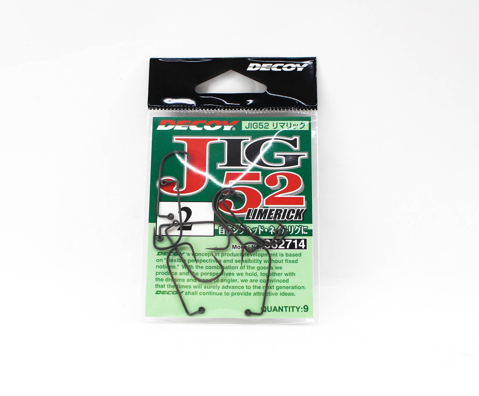 Decoy Jig-52 Limerick Jig Hook Size 2 (2714)