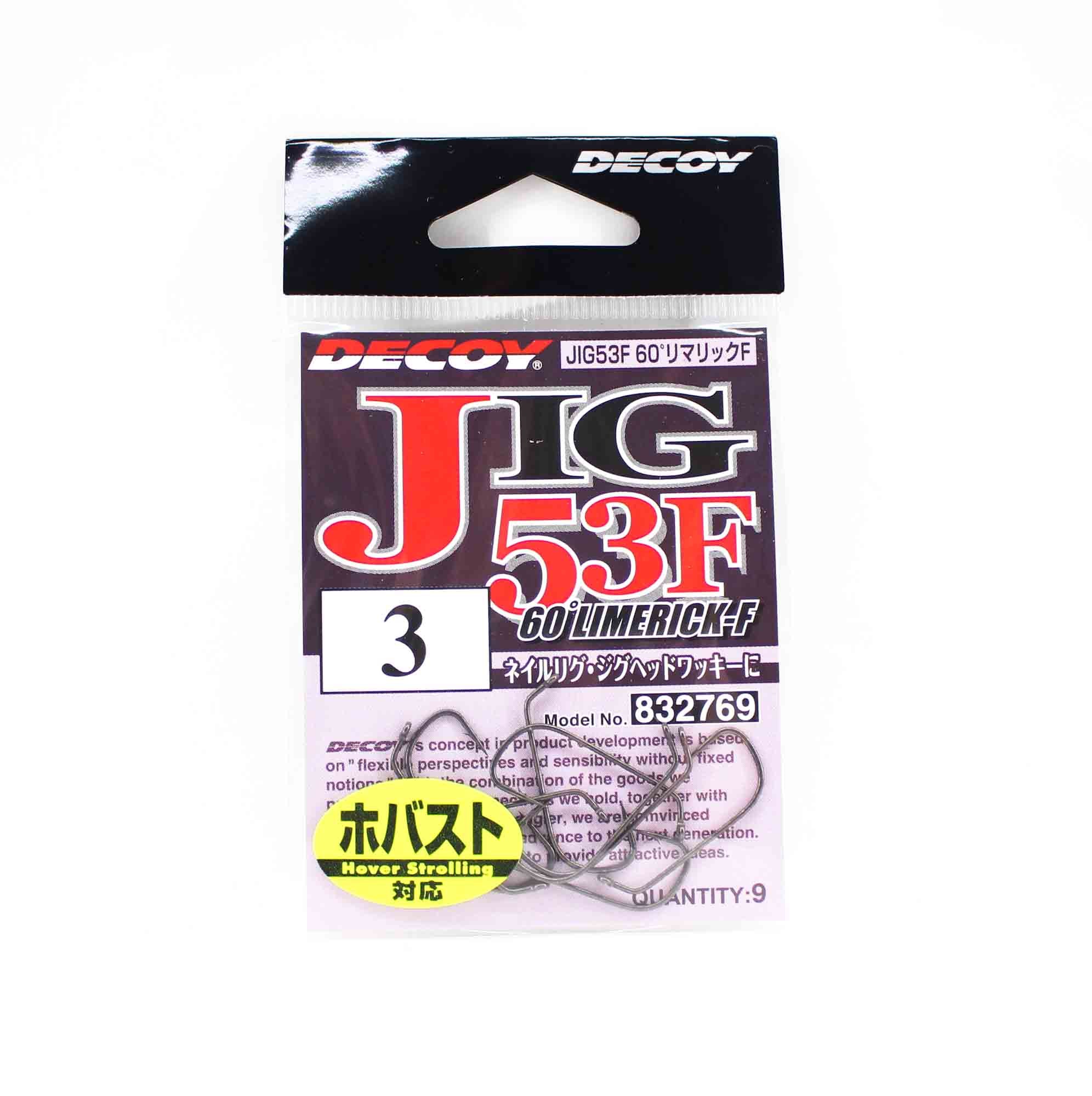 Decoy Jig 53F 60 Limerick F Hook Size 3 (2769)
