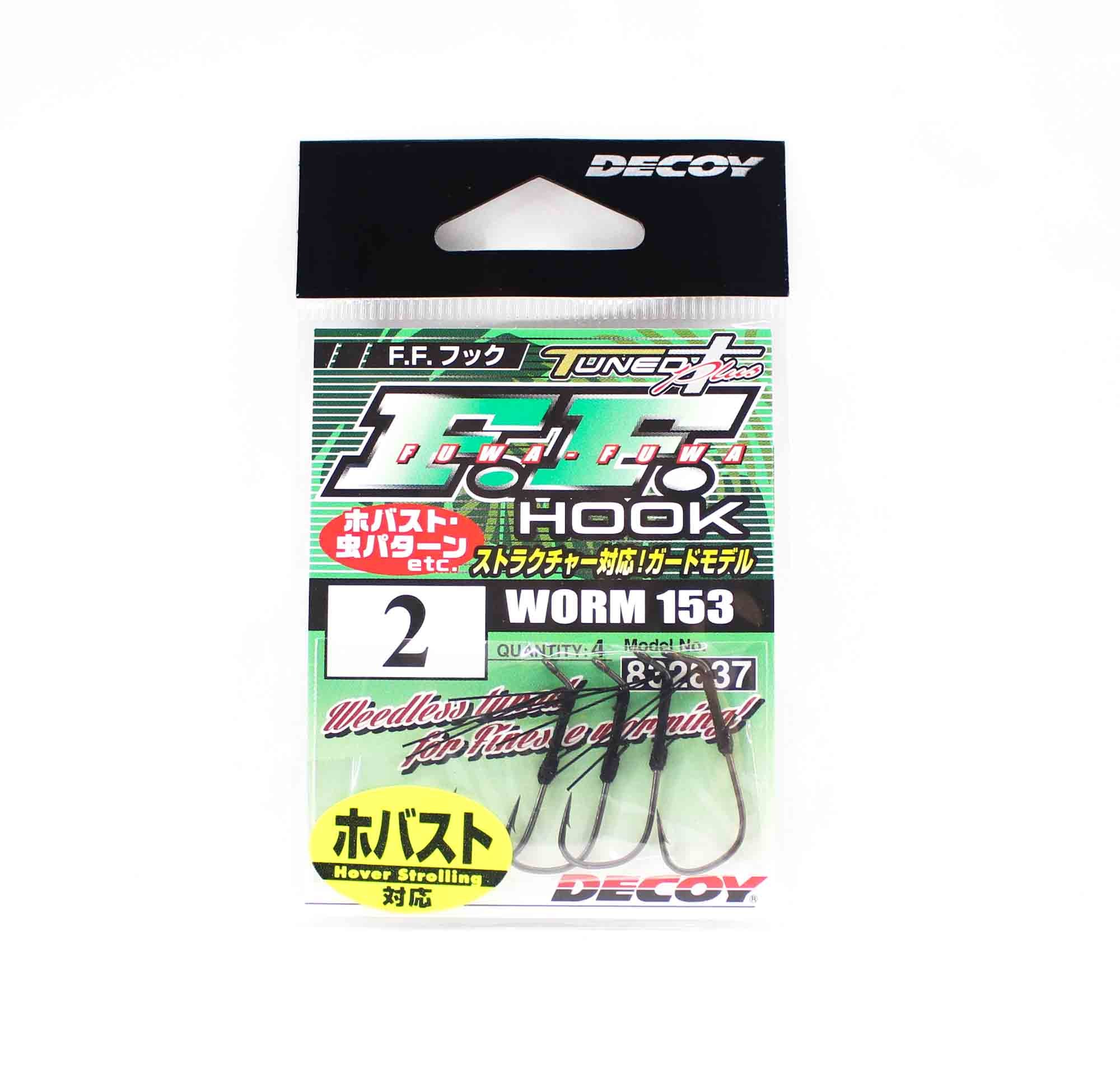 Decoy Worm 153 Fuwa Fuwa Hook Size 2 (2837)