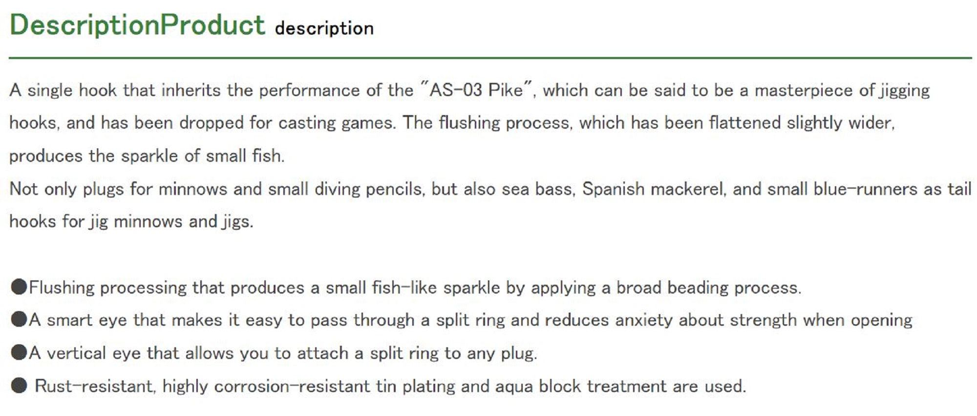 Decoy Single 33 Castin Pike Lure Hook Size 2 (3087)