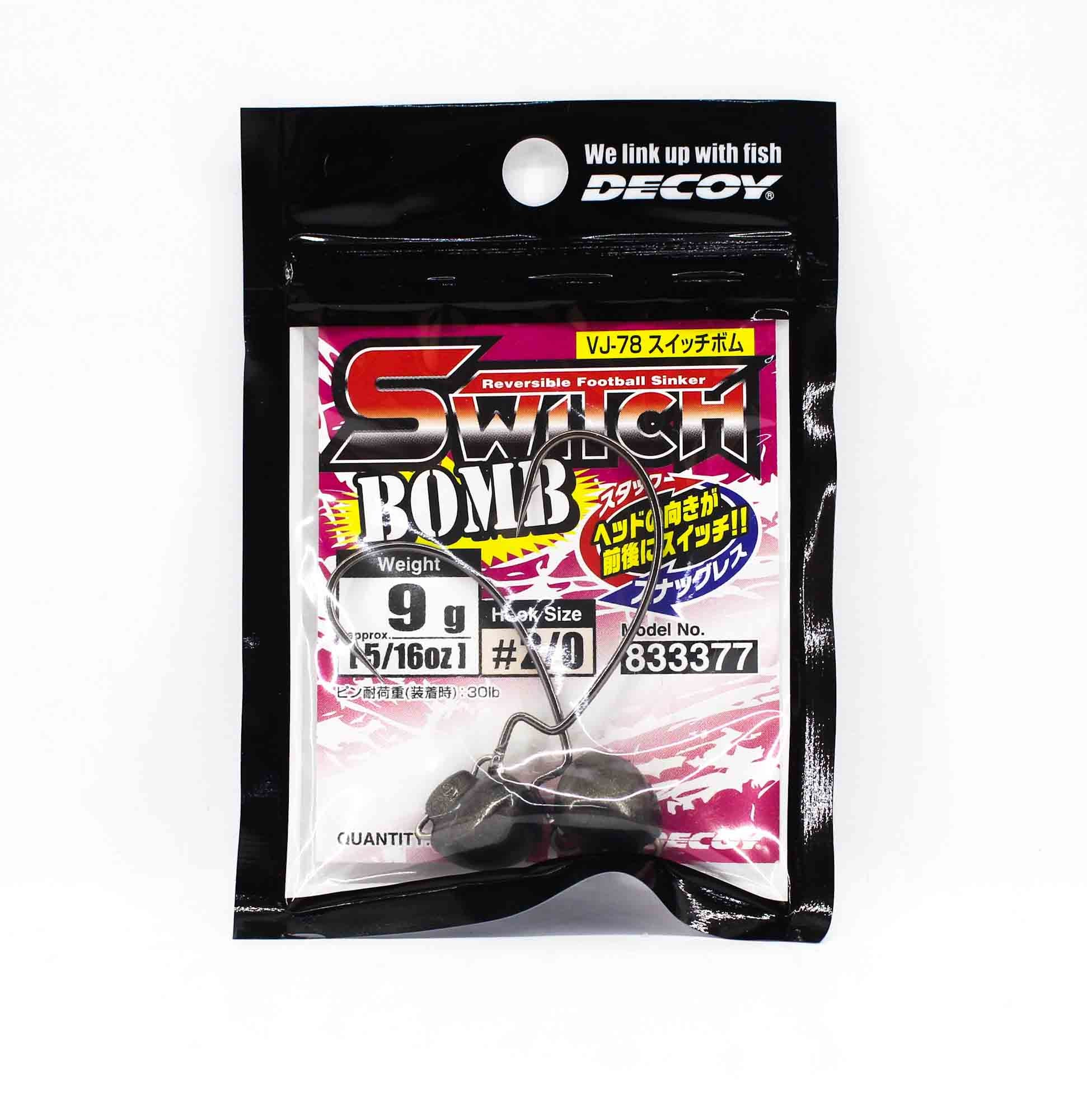 Decoy VJ-78 Jig Head Switch Bomb Size 2/0 , 9 grams (3377)