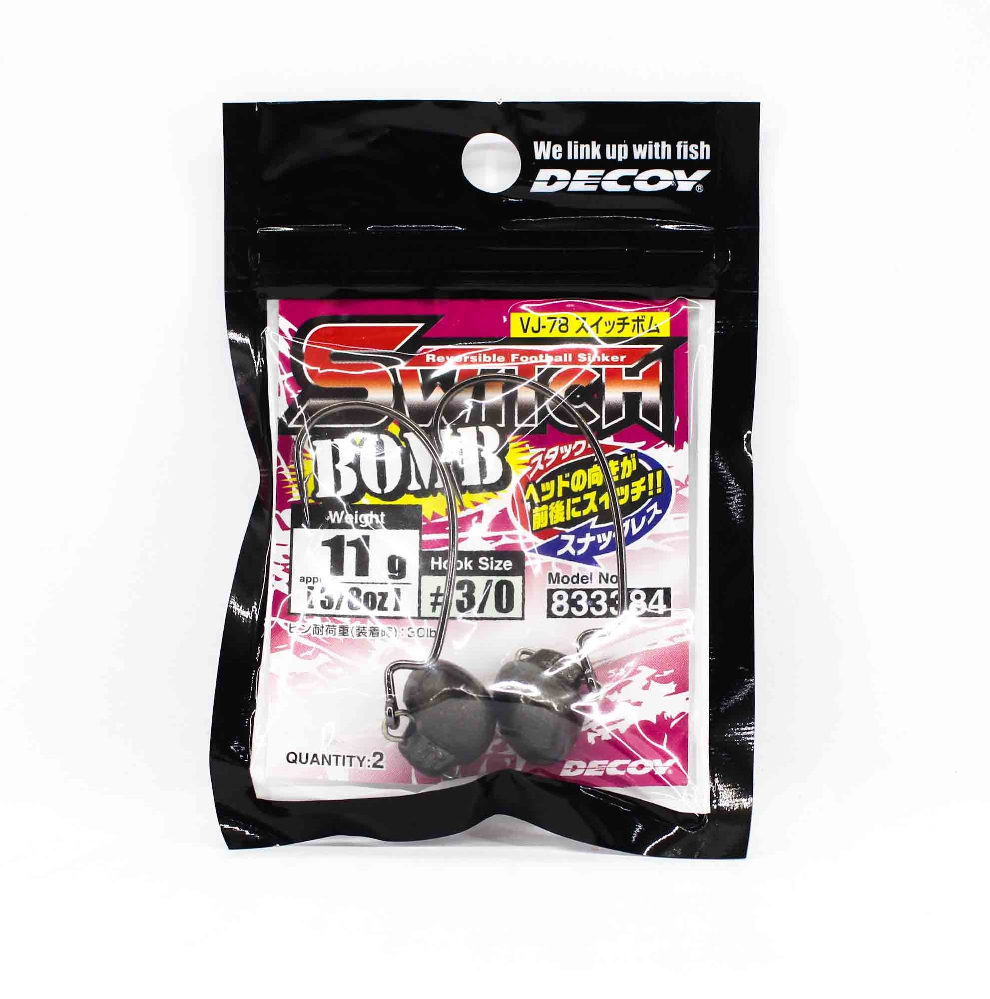 Decoy VJ-78 Jig Head Switch Bomb Size 3/0 , 11 grams (3384)
