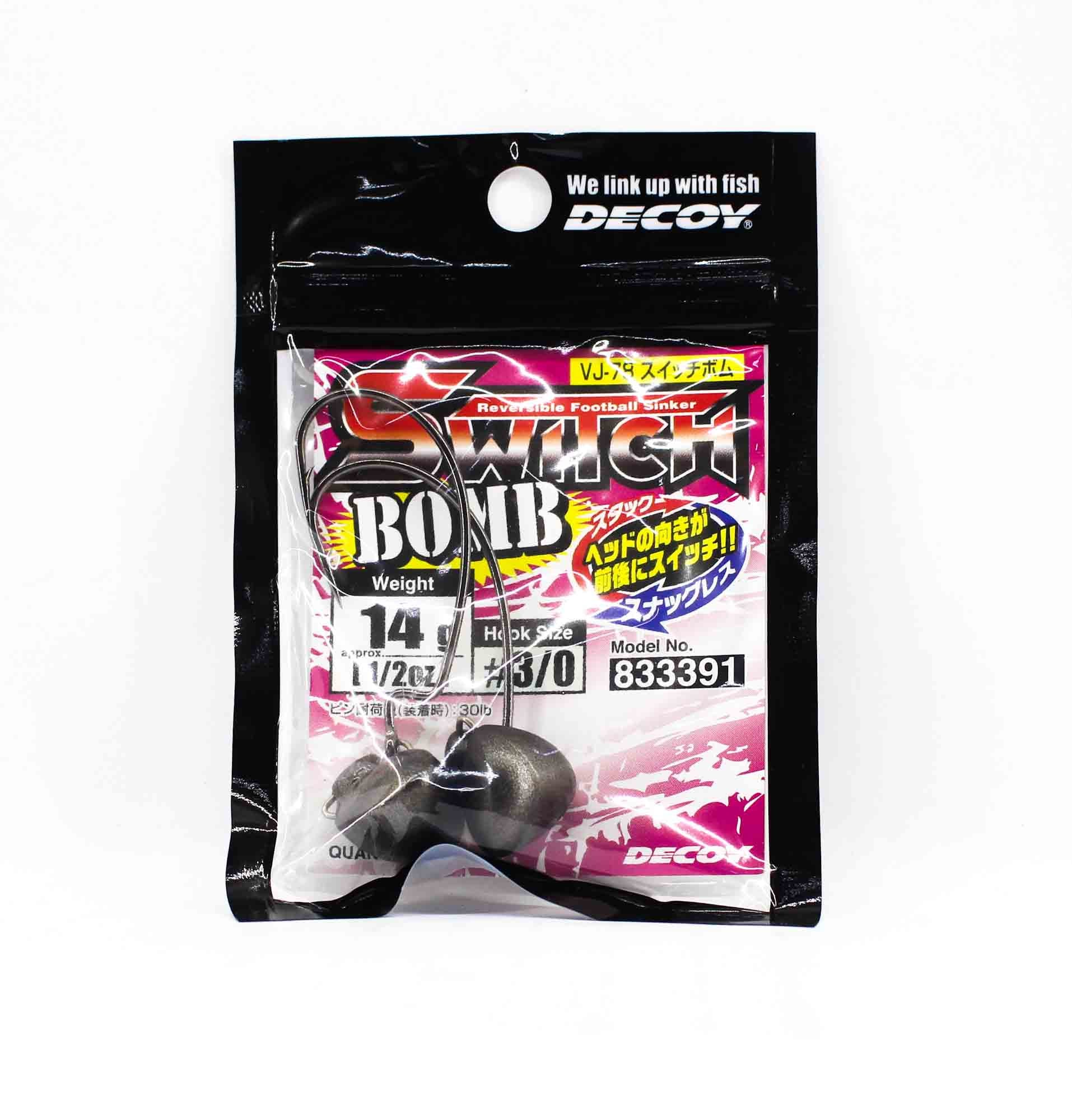 Decoy VJ-78 Jig Head Switch Bomb Size 3/0 , 14 grams (3391)