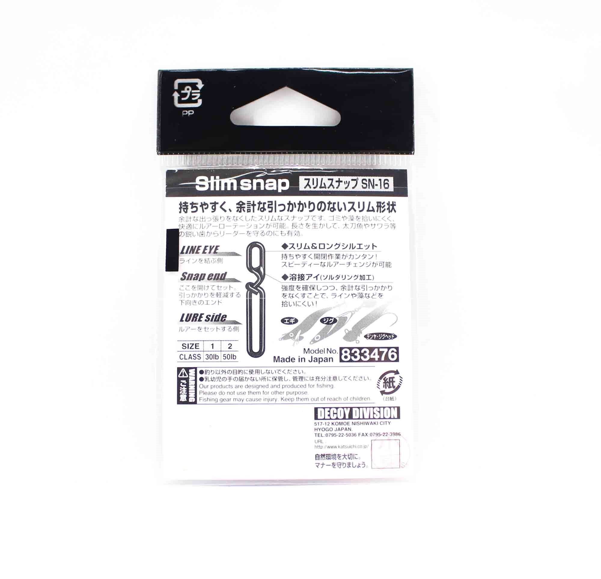 Decoy SN-16 Slim Snap Size 1 (3469)