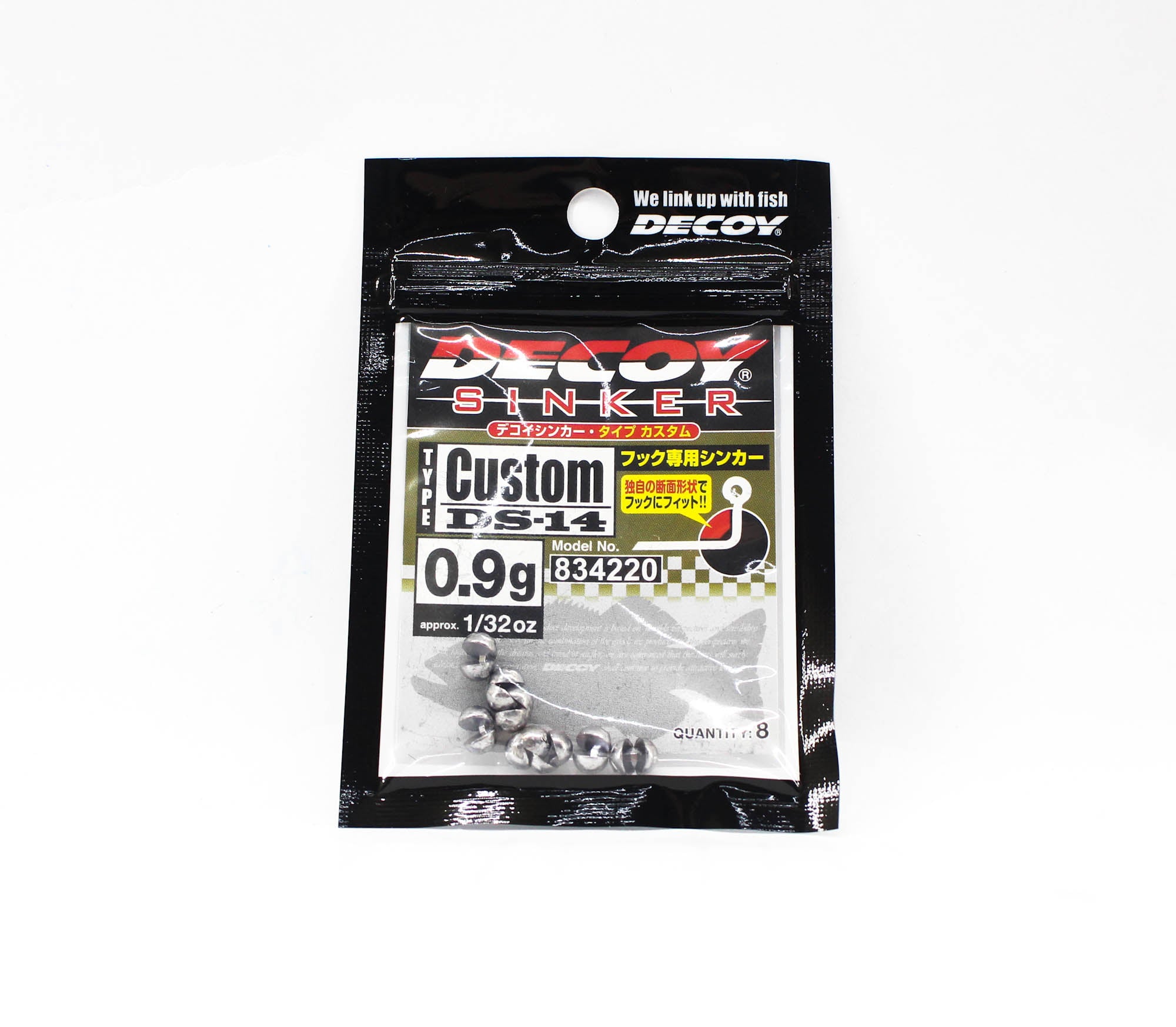 Decoy DS-14 Sinker Jig Head Type 0.9 grams (4220)