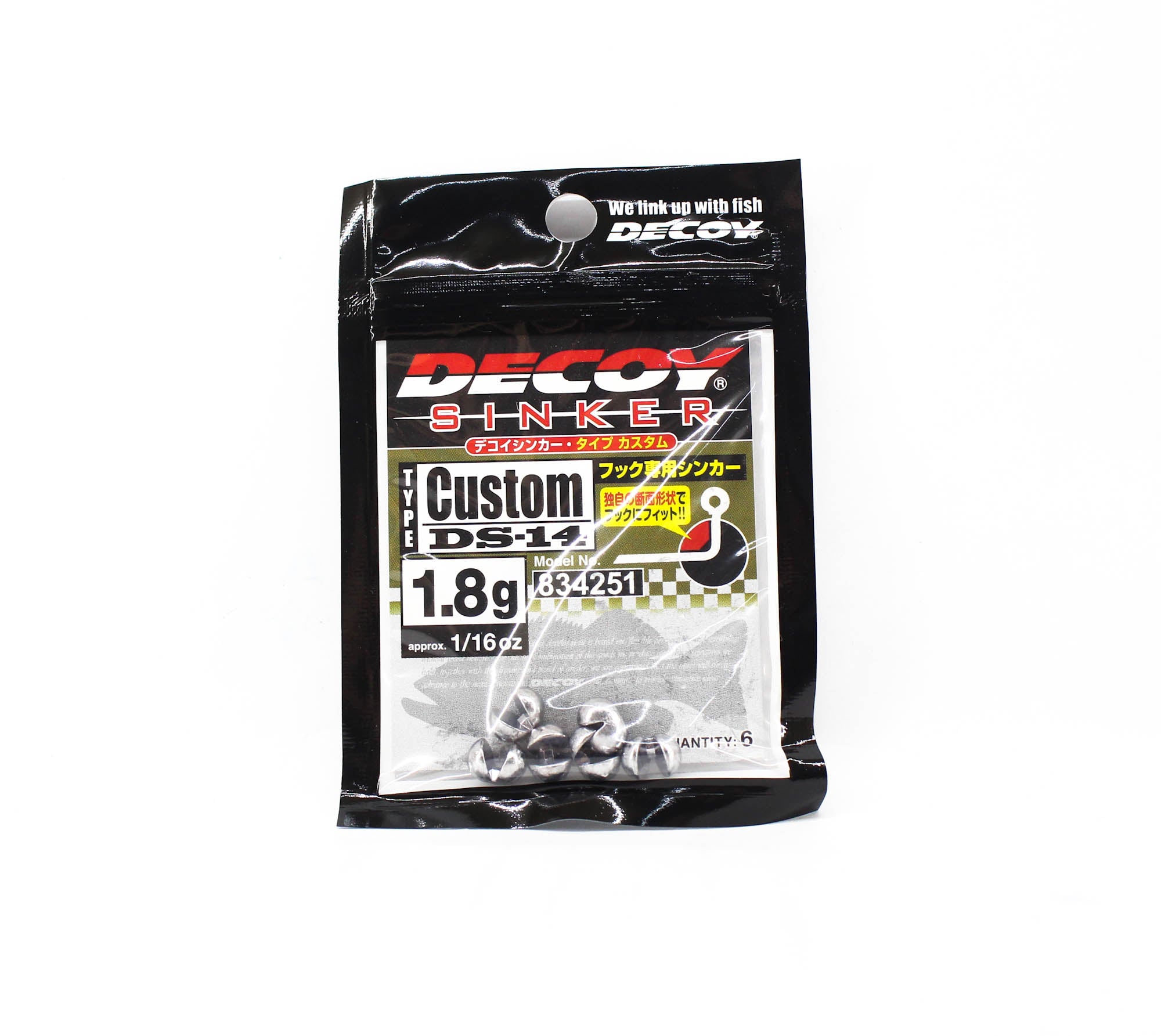 Decoy DS-14 Sinker Jig Head Type 1.8 grams (4251)