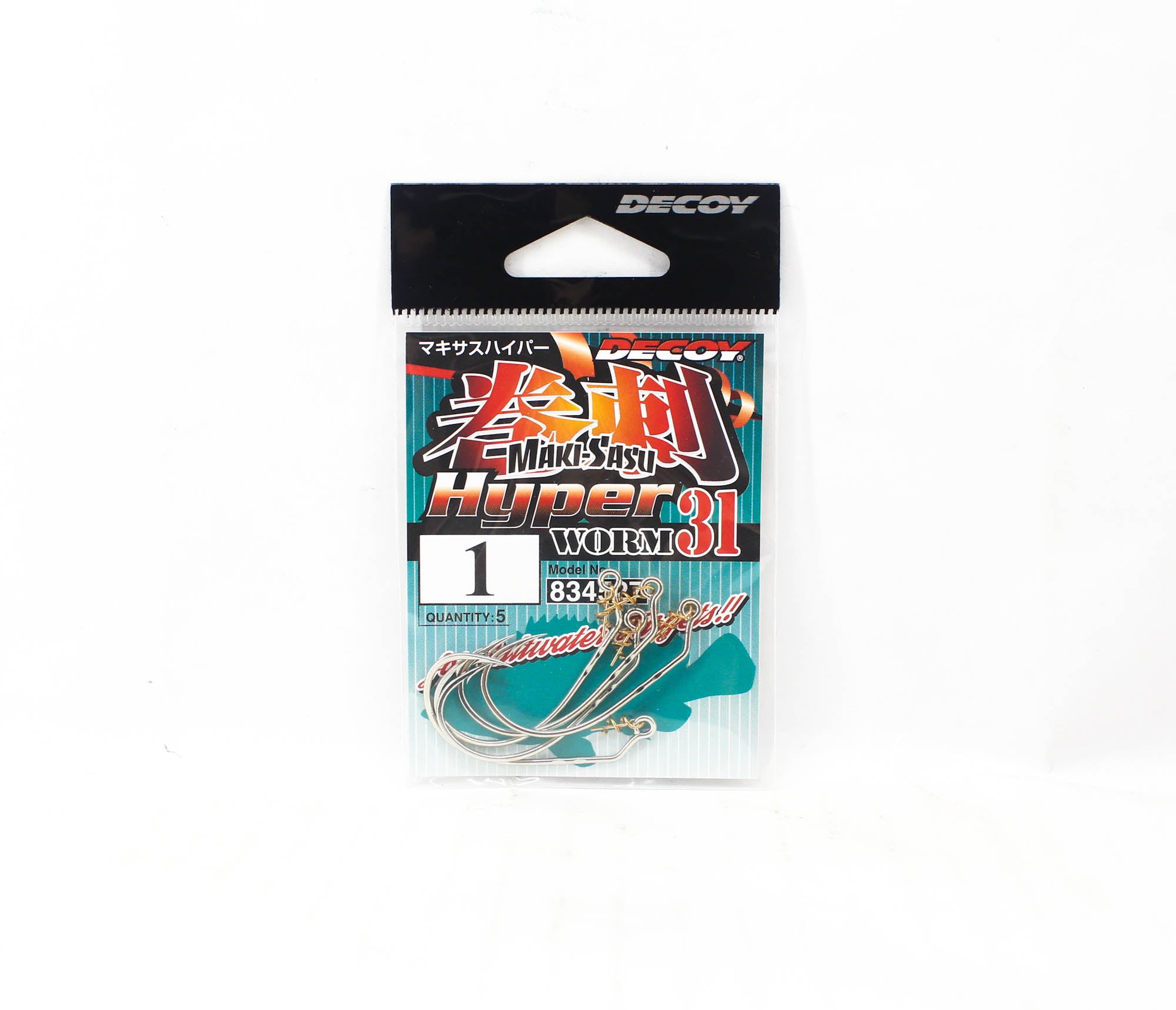 Decoy Worm 31 Maki Sasu Hyper Size 1, 5 per pack (4527)