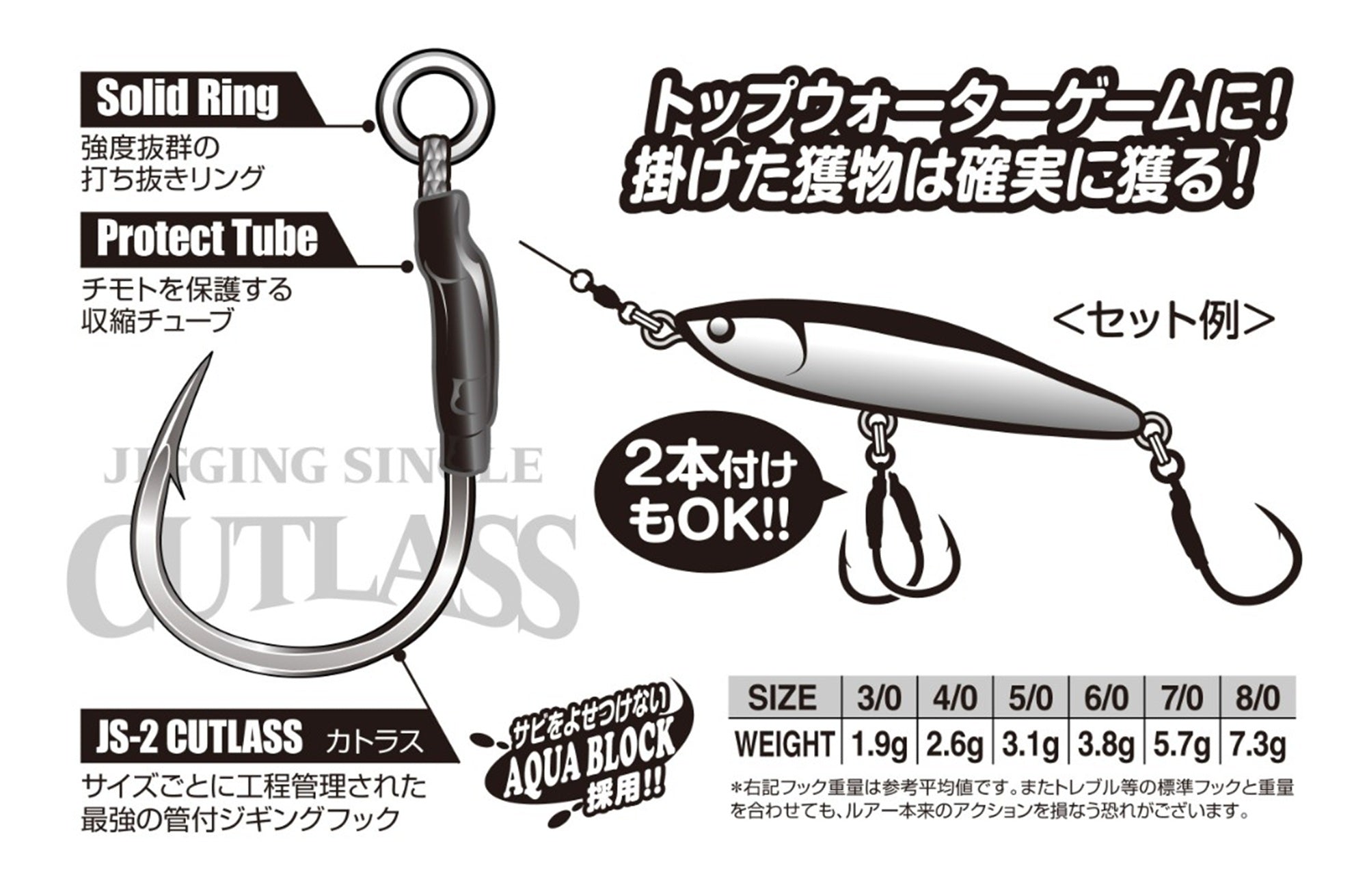 Decoy DJ-21 Pluggin Jack Assist Hooks Size 4/0 (5616)