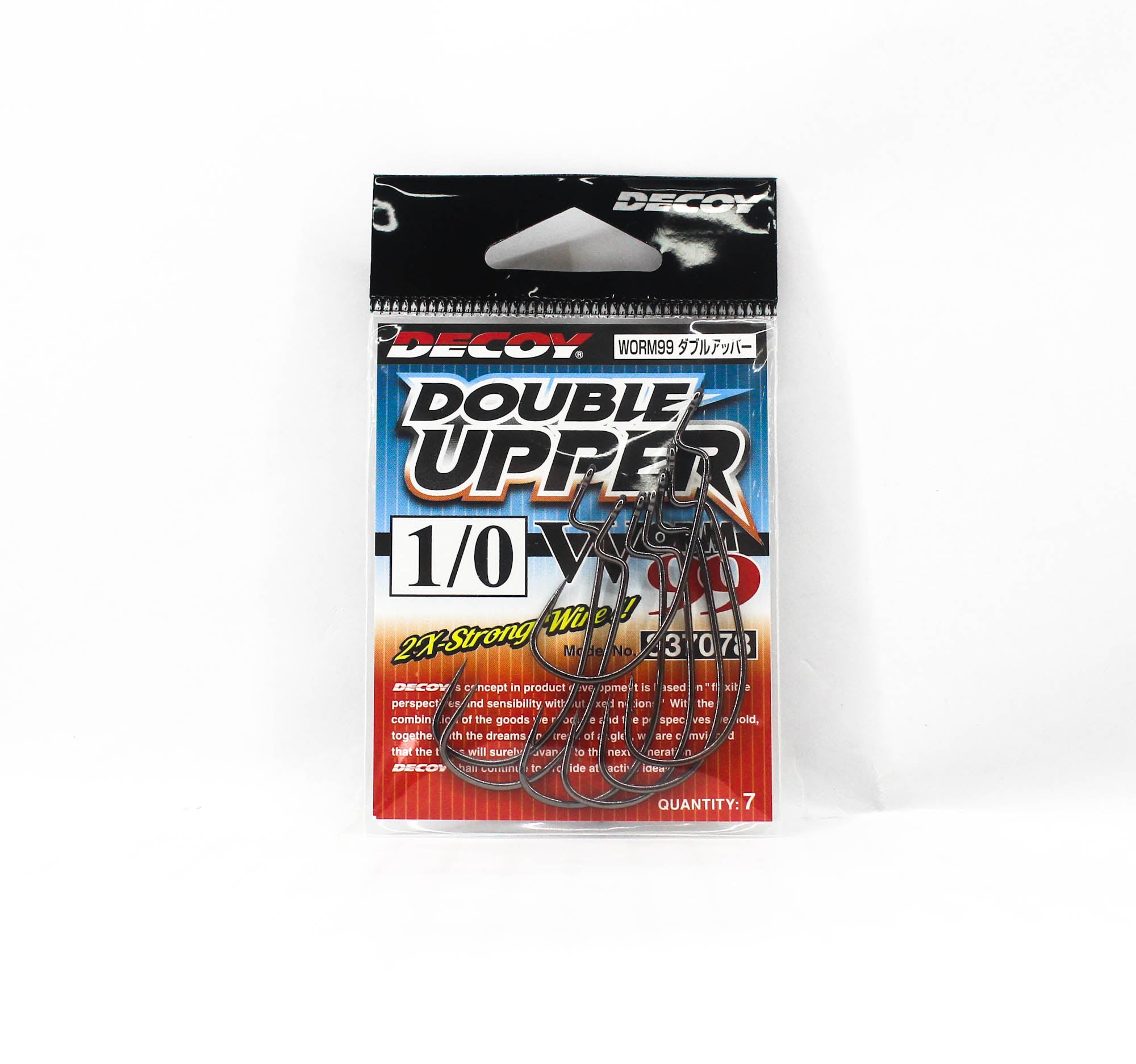 Decoy Worm 99 Double Upper Worm Hook Size 1/0 (7078)