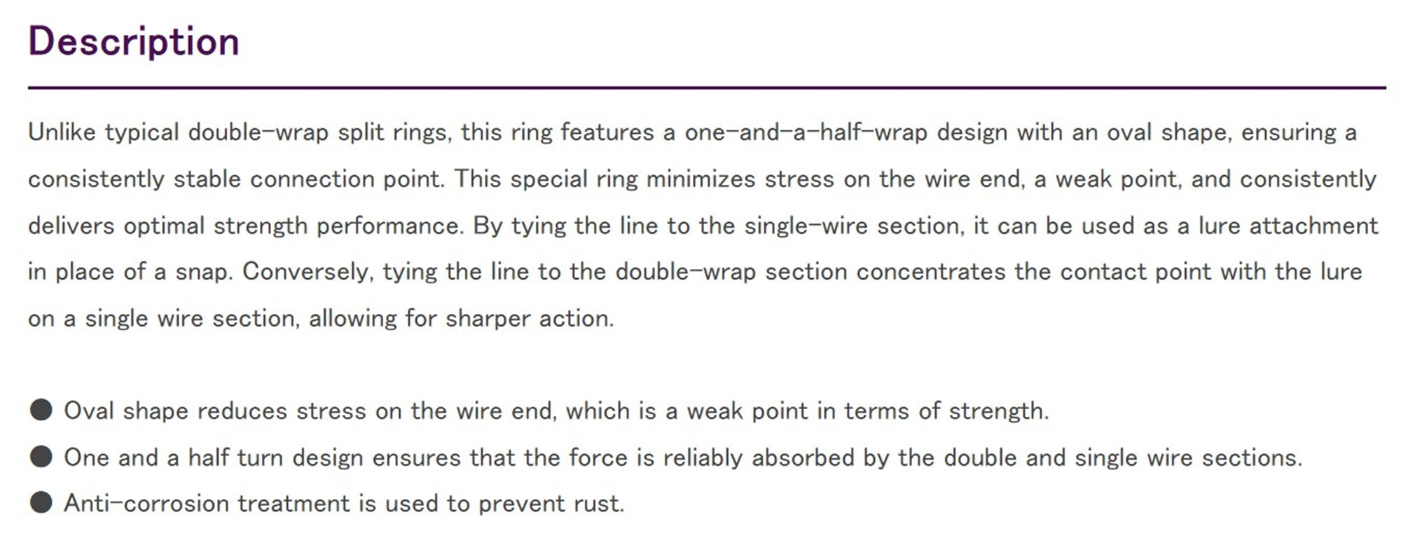 Decoy R-12 Split Rings Loop Ring Size 5 (7375)