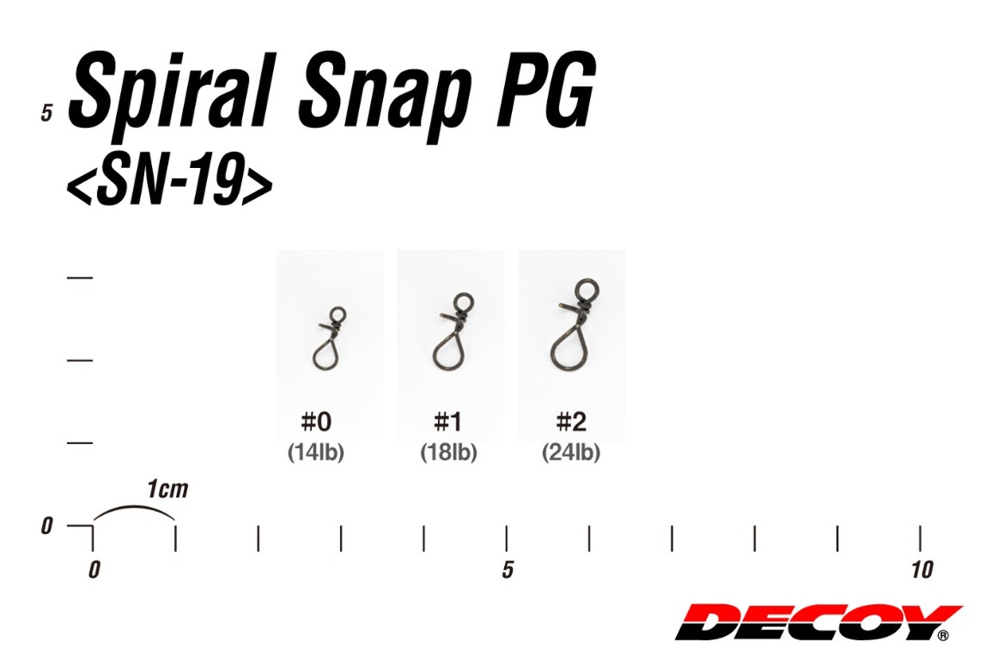 Decoy SN-19 Spiral Snap PG Size 0 (7467)