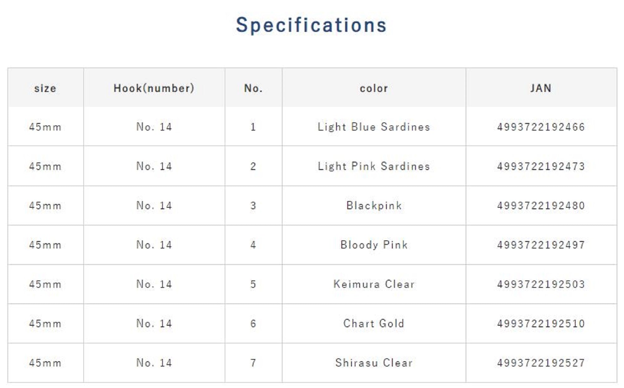 Hayabusa Surf Yumizono Flash 45mm #6 (2510)