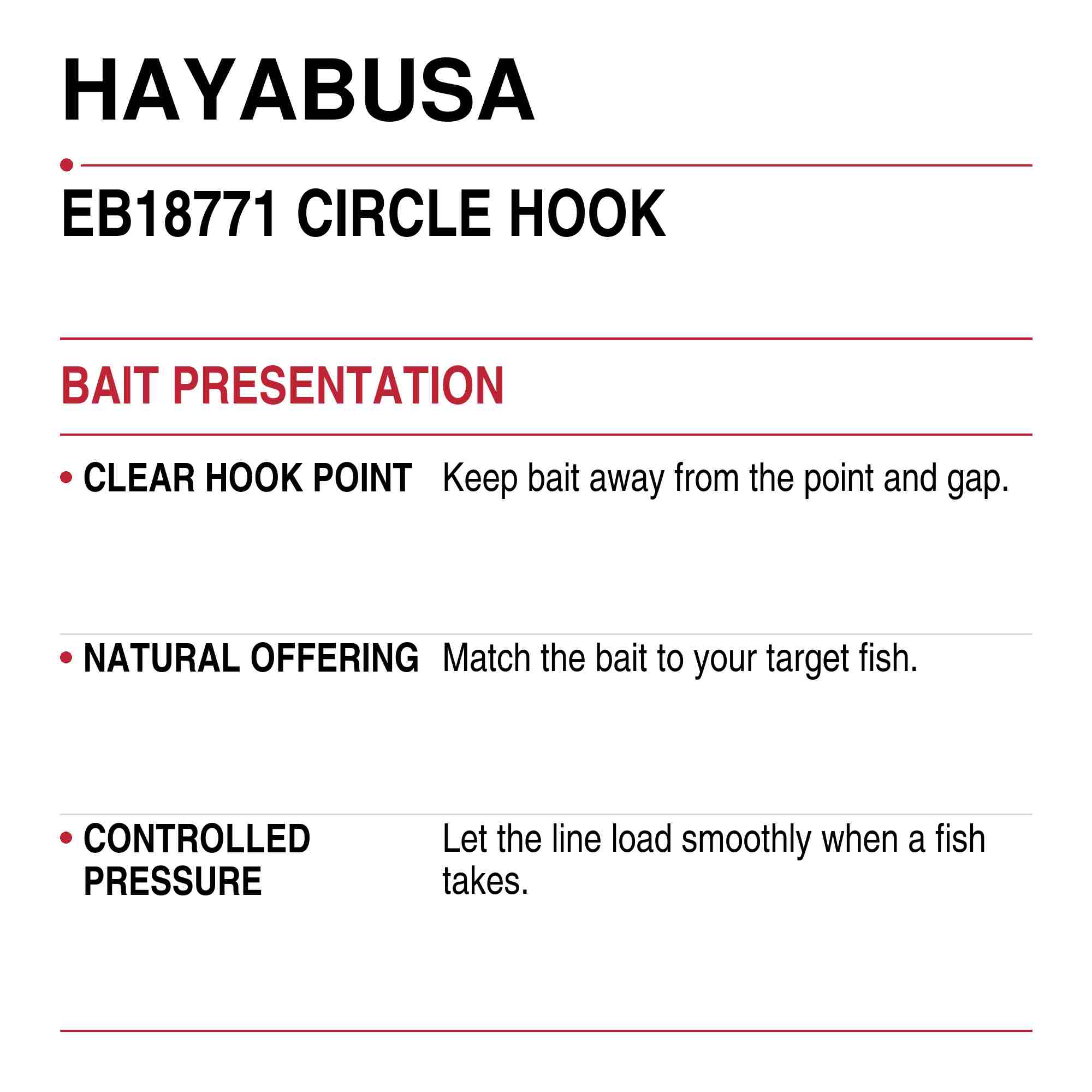 Hayabusa EB18771 Circle Hook Size 2/0 (0481)