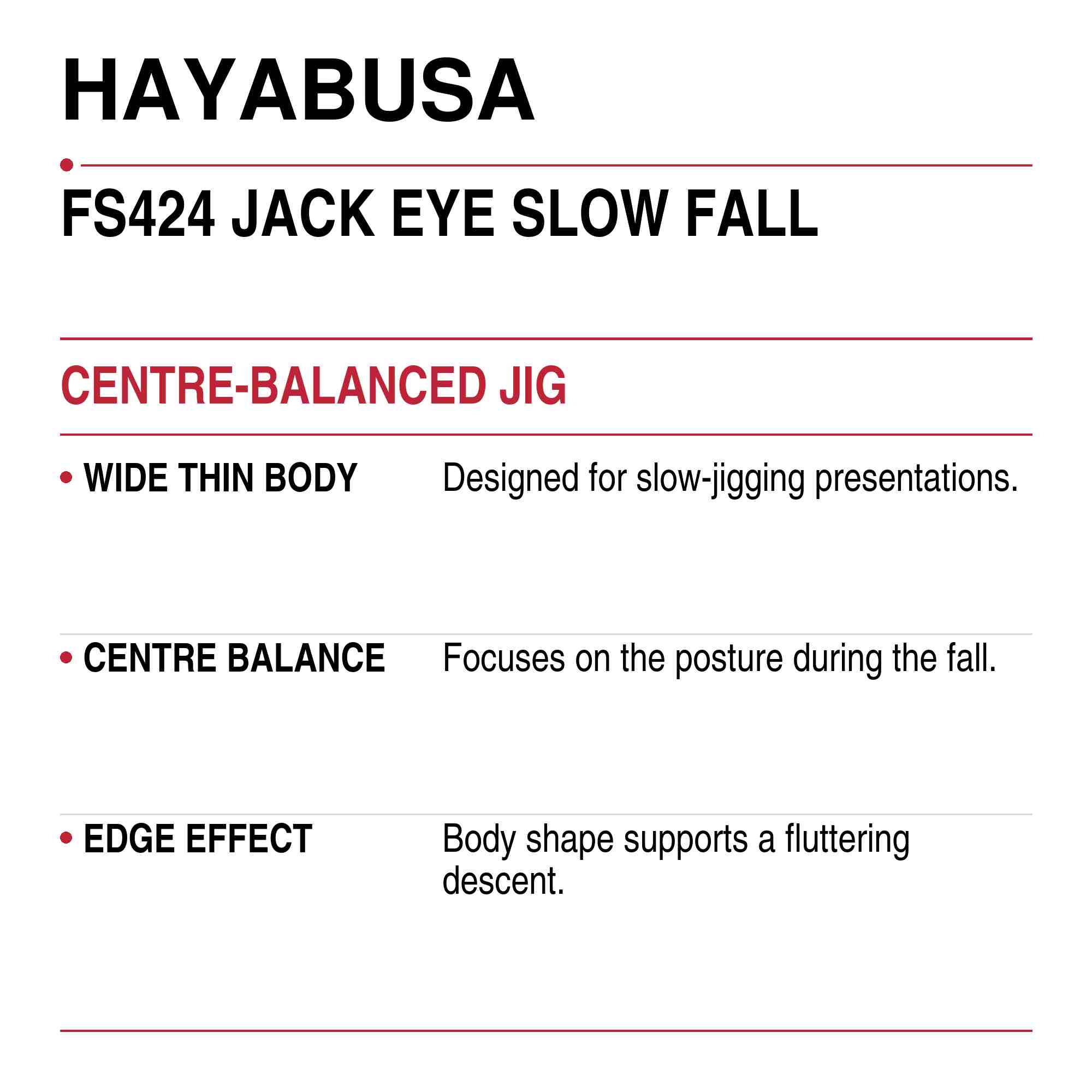 Hayabusa FS424 Metal Jig Jackeye Slow Fall 250 grams 07 (1690)