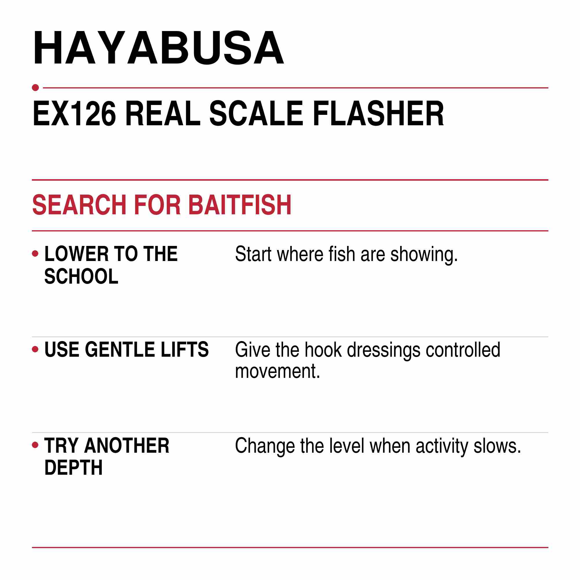 Hayabusa EX126 Sabiki Real Scale Flash Size 14 13lb (2878)