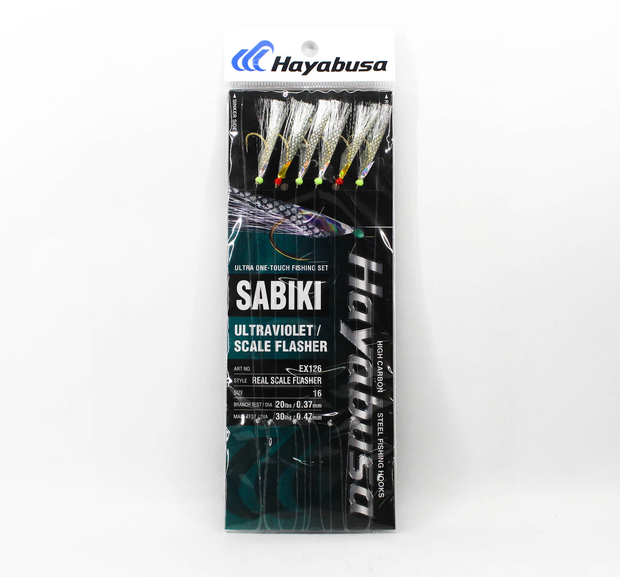 Hayabusa EX126 Sabiki Real Scale Flash Size 16 20lb (2885)