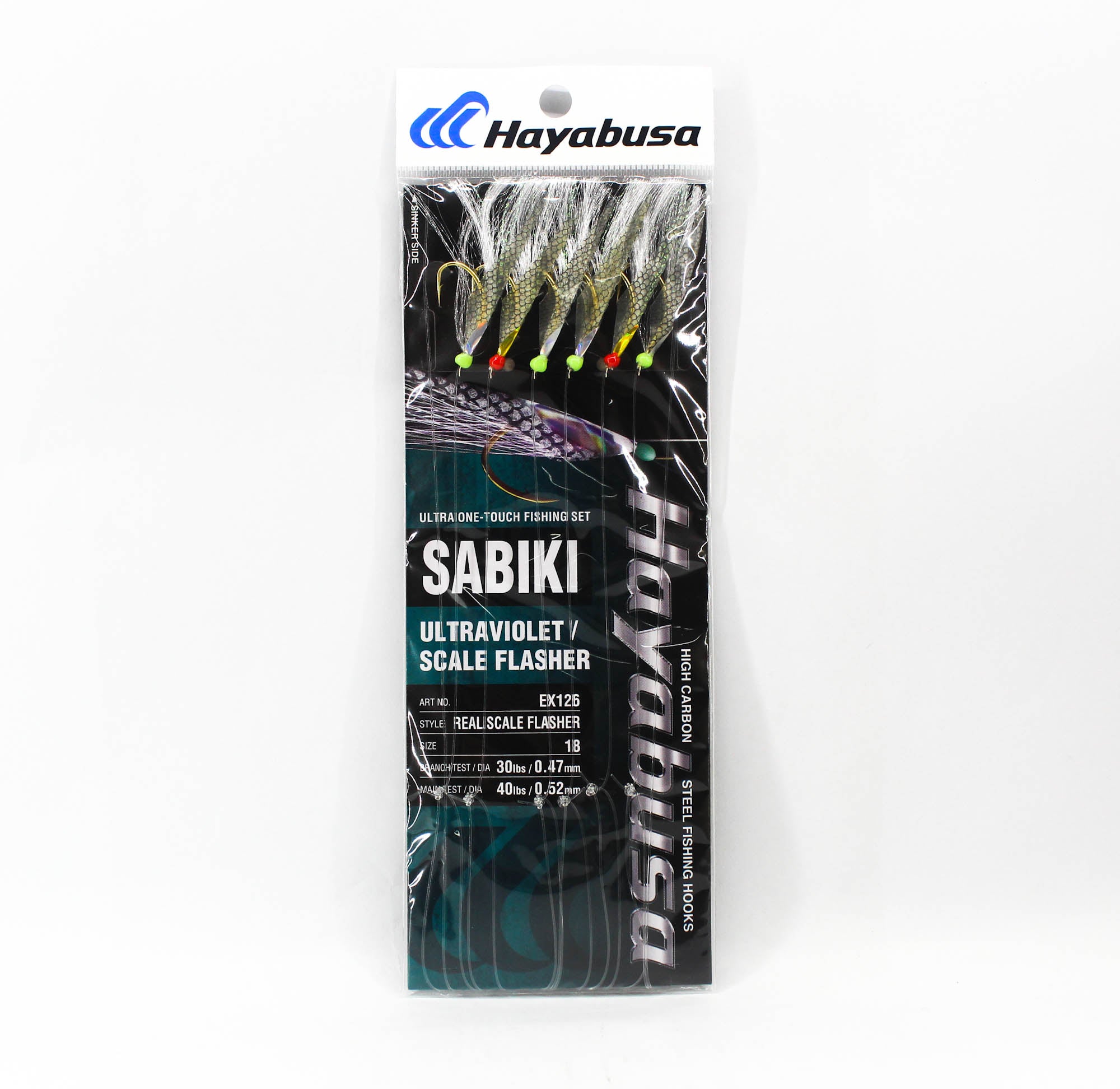 Hayabusa EX126 Sabiki Real Scale Flash Size 18 30lb (2892)
