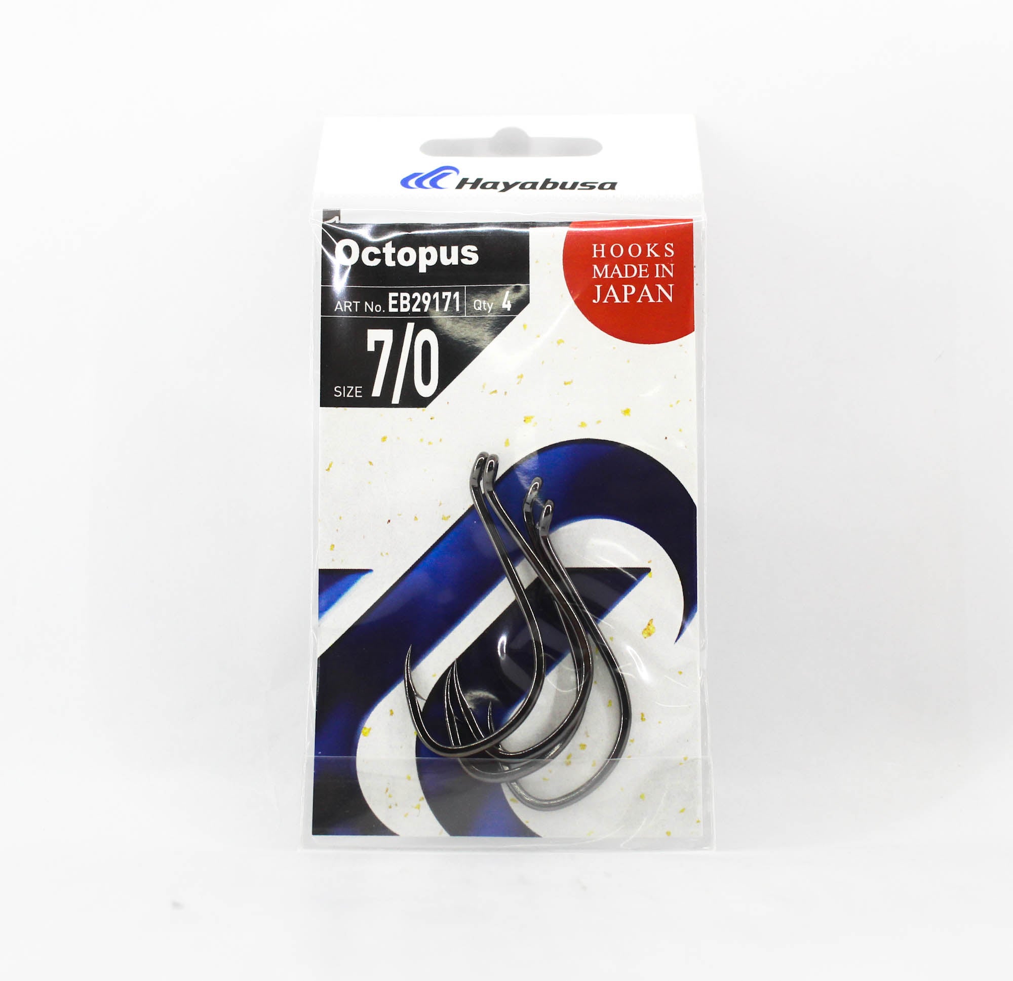 Hayabusa EB29171 Octopus Hook Small Pack Size 7/0 (0069)