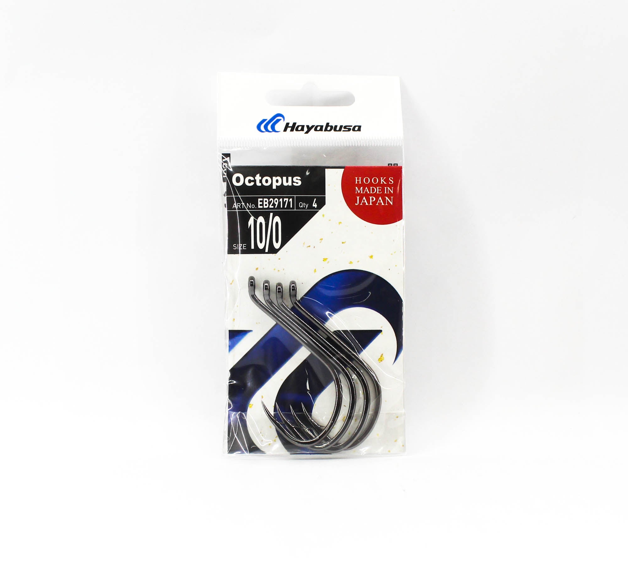 Hayabusa EB29171 Octopus Hook Small Pack Size 10/0 (0090)
