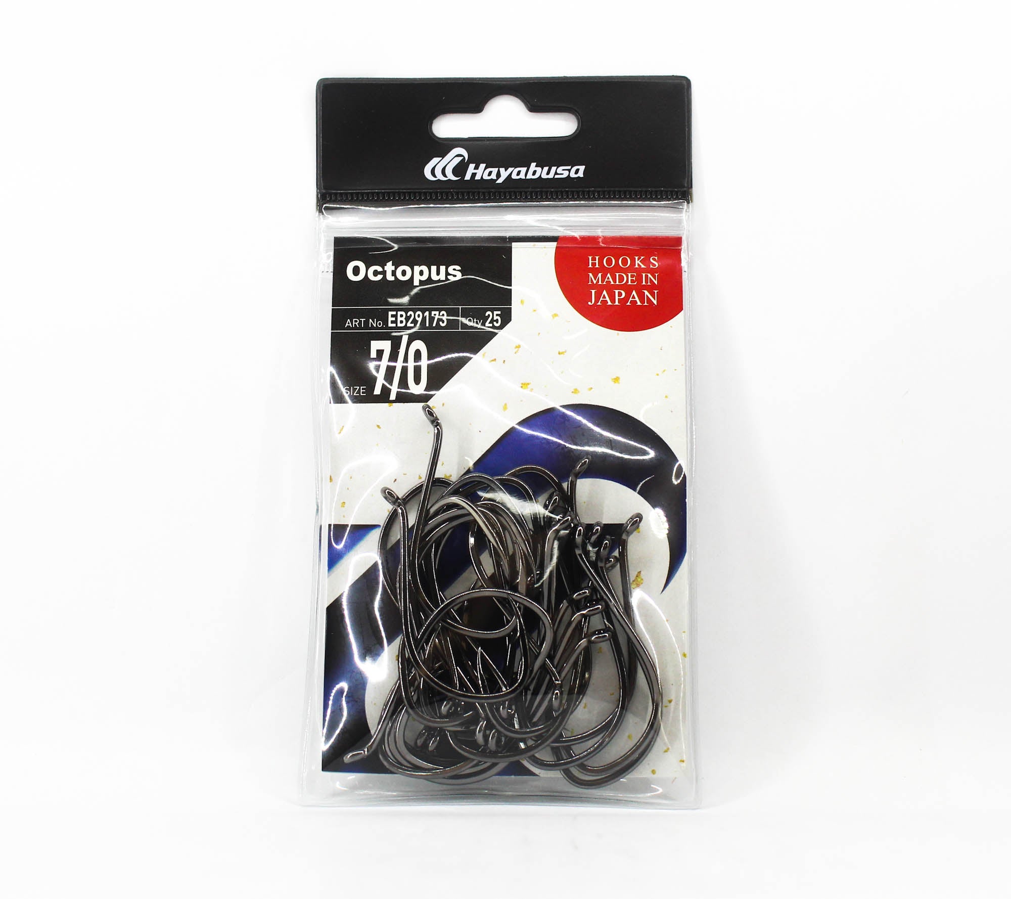 Hayabusa EB29173 Octopus Hook Bulk Pack Size 7/0 (0106)