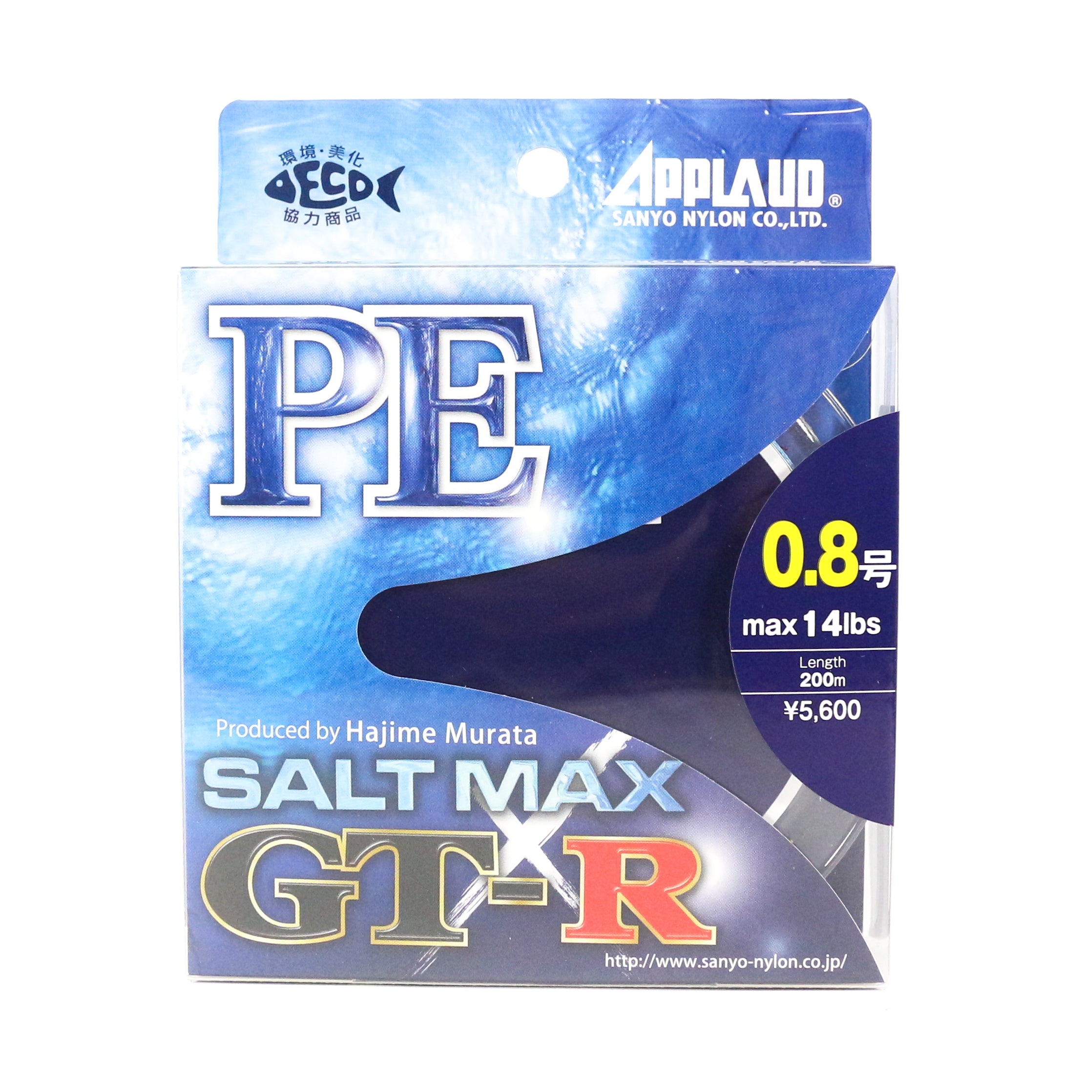 Sanyo Sale Applaud P.E Line Saltmax GT-R 200M Multi P.E 0.8 14Lb (0025)