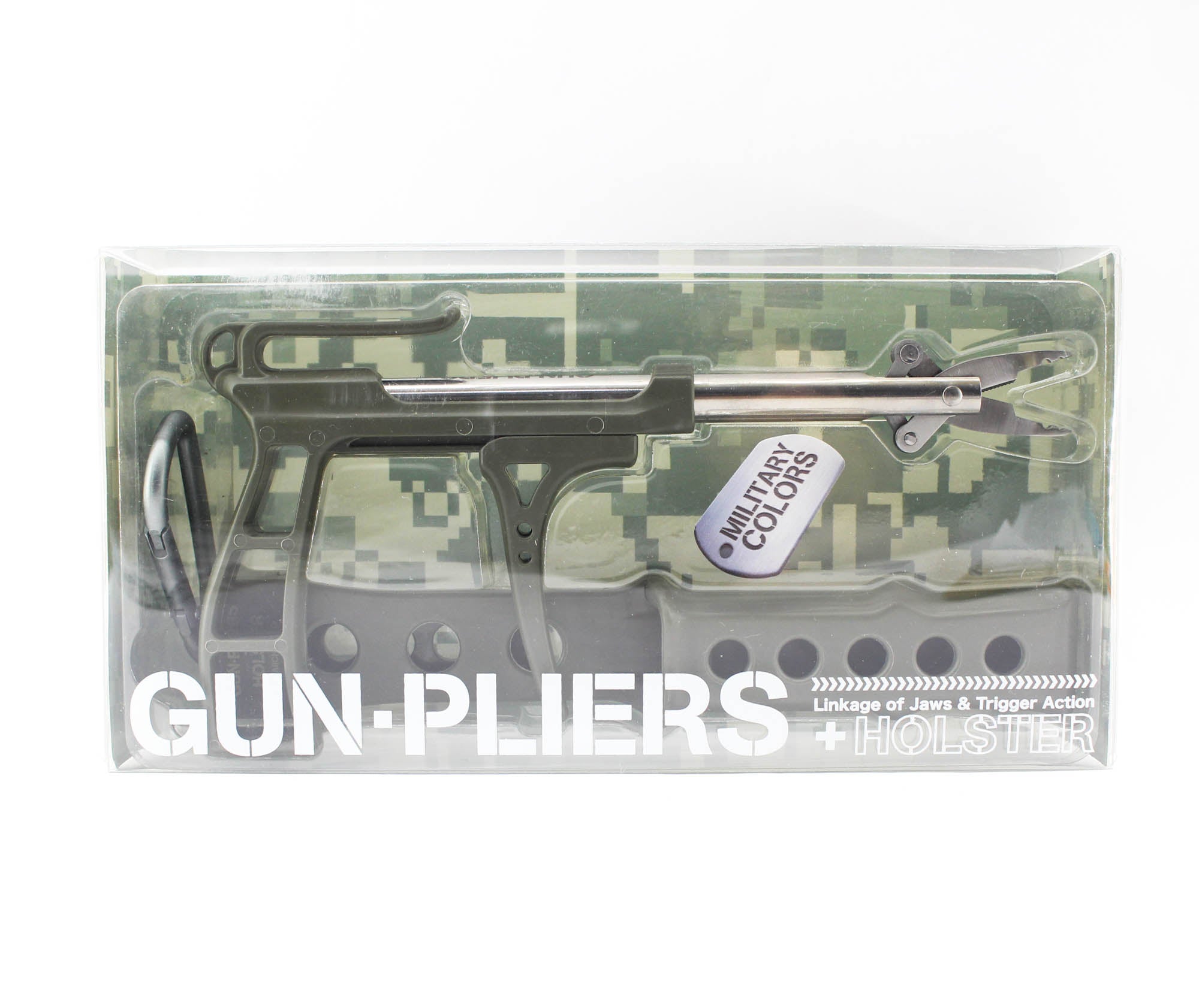 Daiichi #32133 Gun Pliers with Holster 180 x 85 x 16 mm Green (1332)