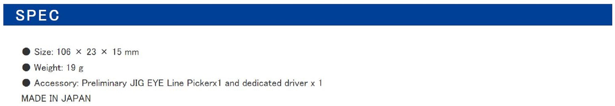 Daiichi #32157 Pickers Multi Tool Jig Eye, Knotter, Line Cutter Blk (1578)