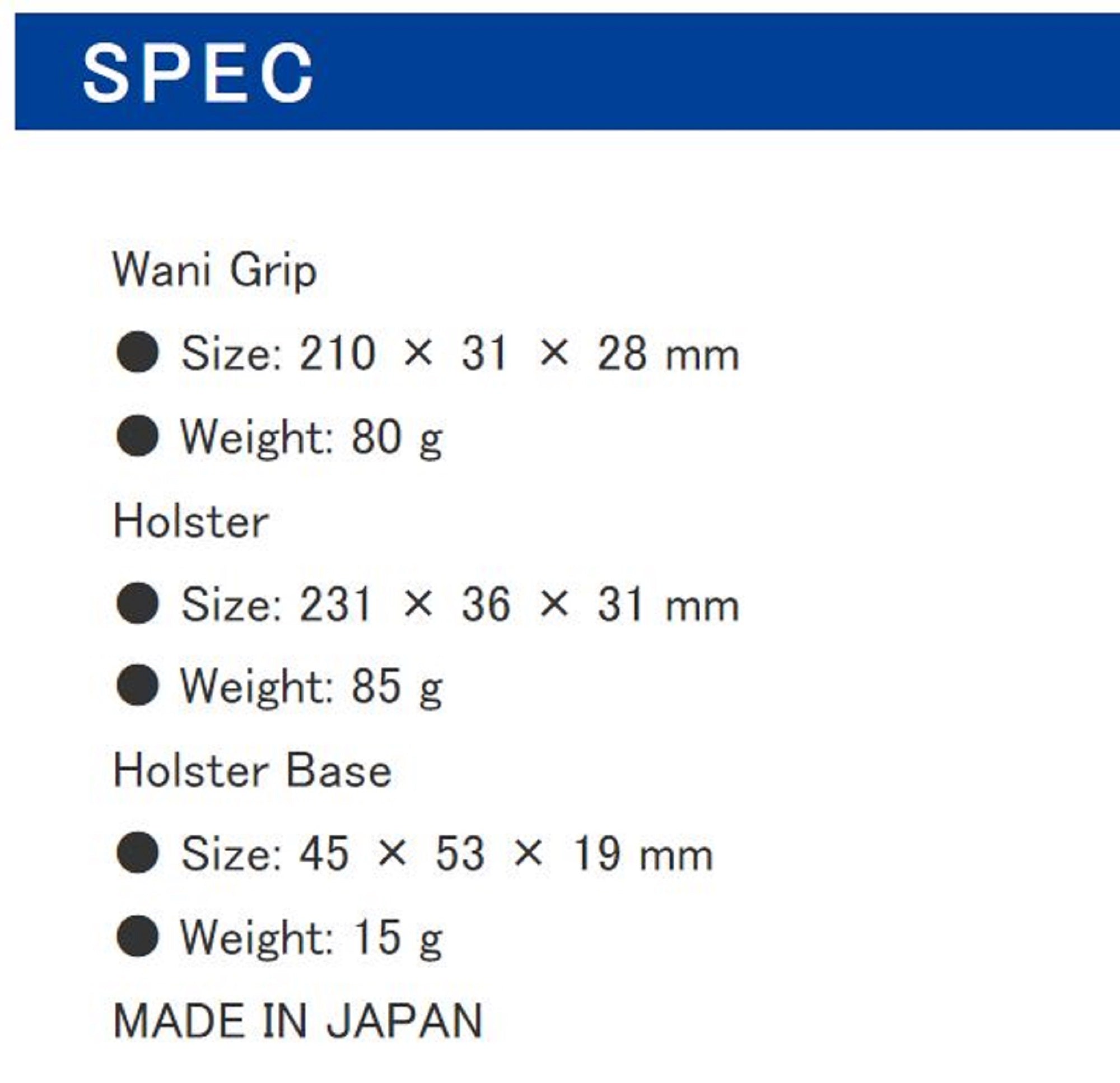 Daiichi #33225 Wani Grip Mini Fish Tool 210 x 31 x 28mm Black (2253)