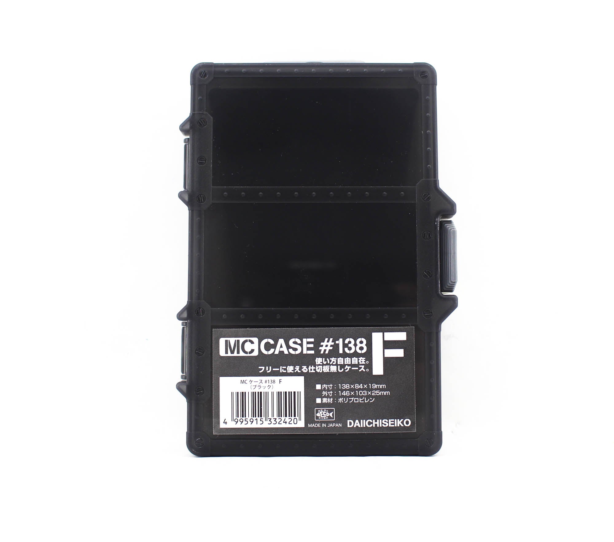 Daiichi #33242 MC Case #138F Free 146 x 103 x 25 mm Black (2420)