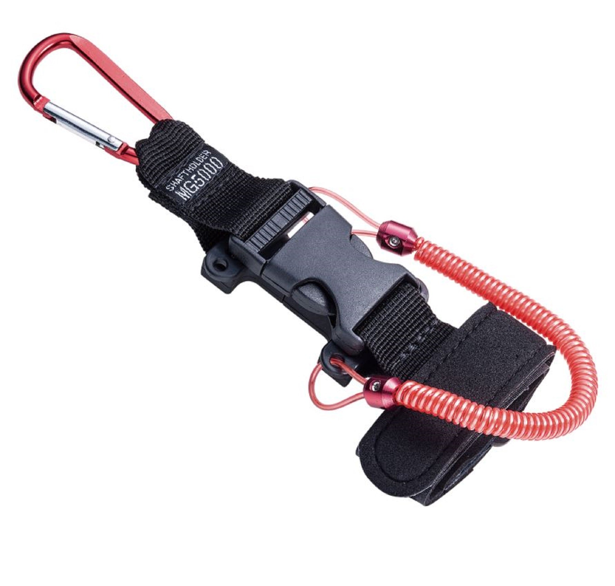 Daiichi #33260 Safety Rope Carabiner MG 5000 Magnet System 5 Kg Red (2604)