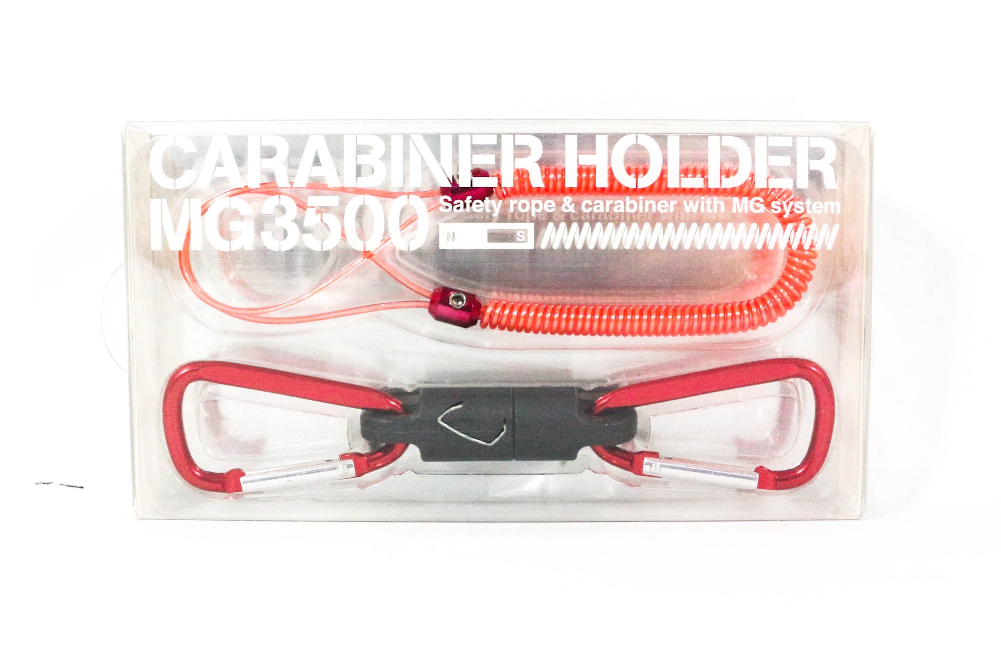 Daiichi #33272 Safety Rope CarabinerMG 3500 Magnet System 3.5 Kg Red (2727)