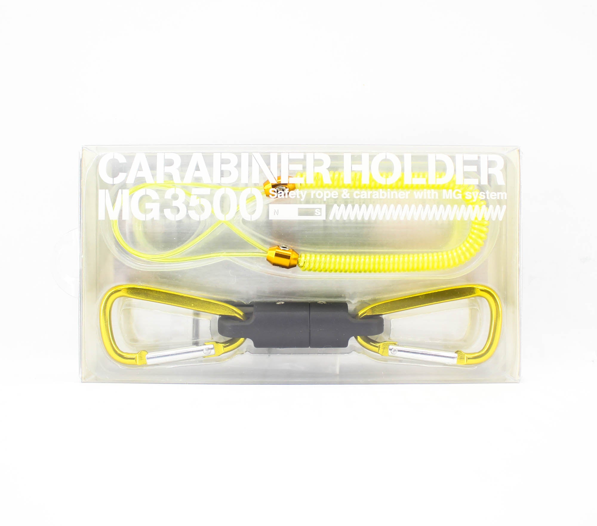 Daiichi #33274 Safety Rope CarabinerMG 3500 Magnet System 3.5 Kg YE (2741)